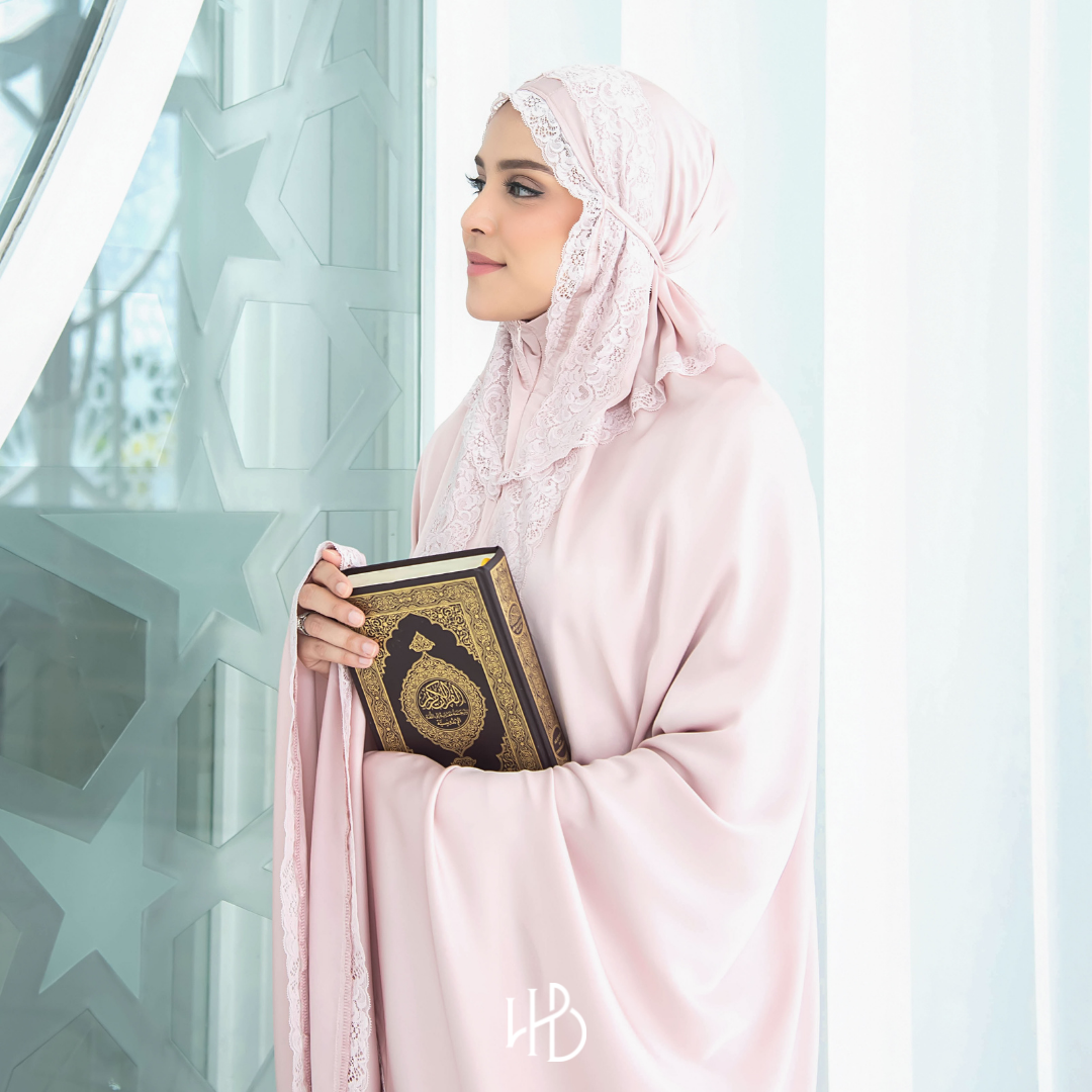 Umrah Prayer Set Hijaberlin - Rose