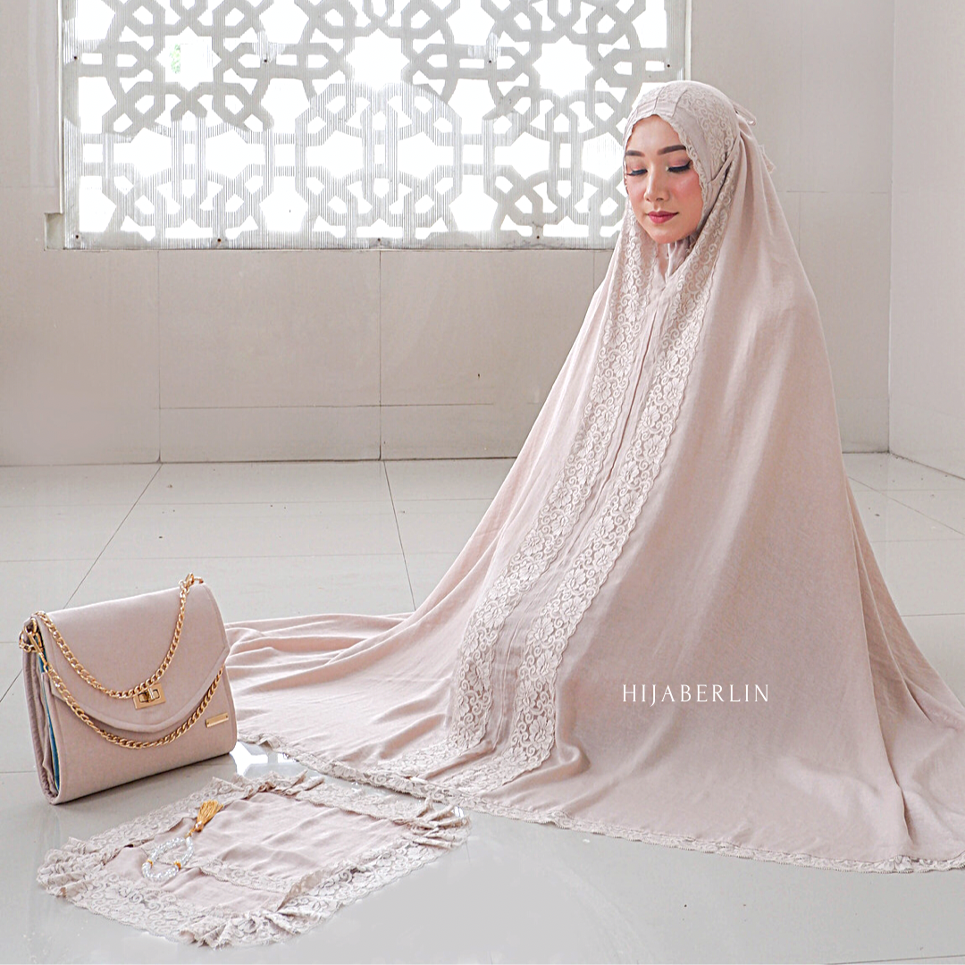 Azzahra Prayer Set Hijaberlin - Wheat