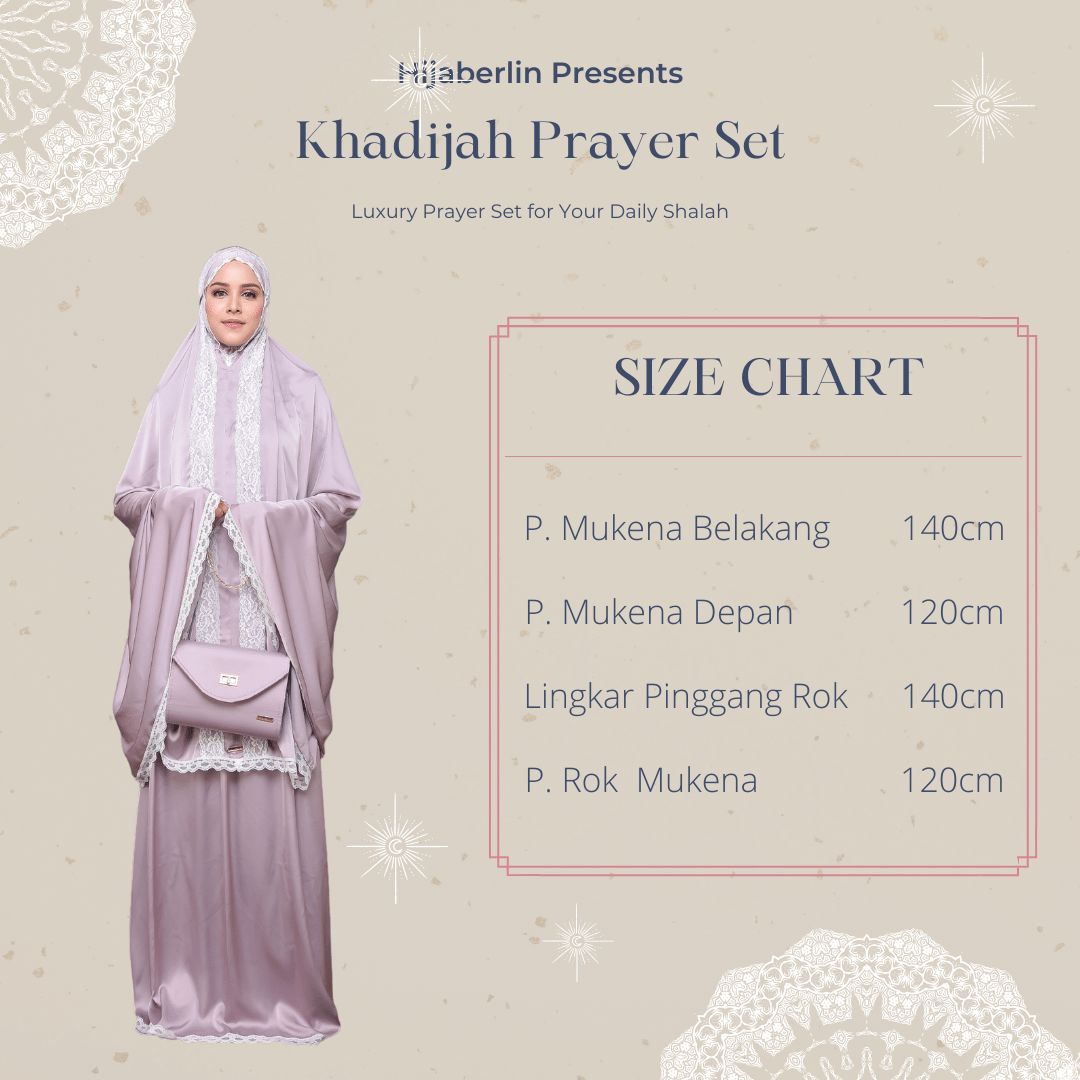 Khadijah Prayer Set Hijaberlin - Lavender