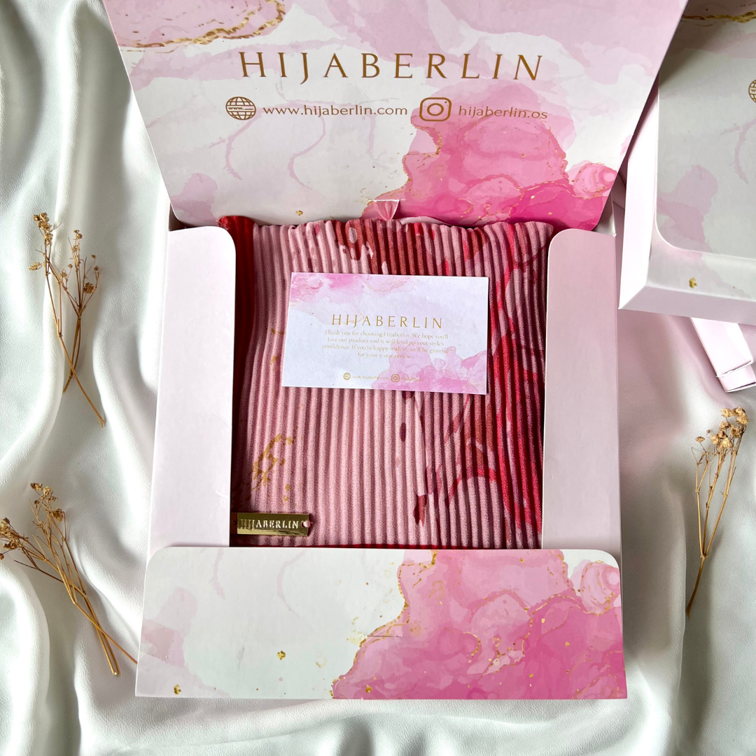 Marble Pleats Shawl Hijaberlin - Hema