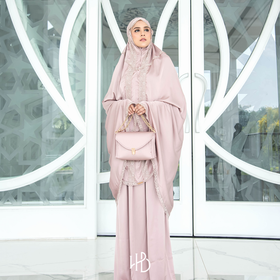 Umrah Prayer Set Hijaberlin - Mauve