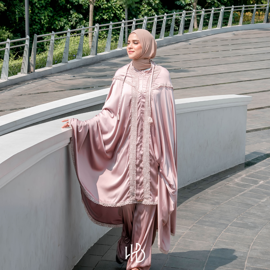 Umrah Prayer Set Hijaberlin - Mauve