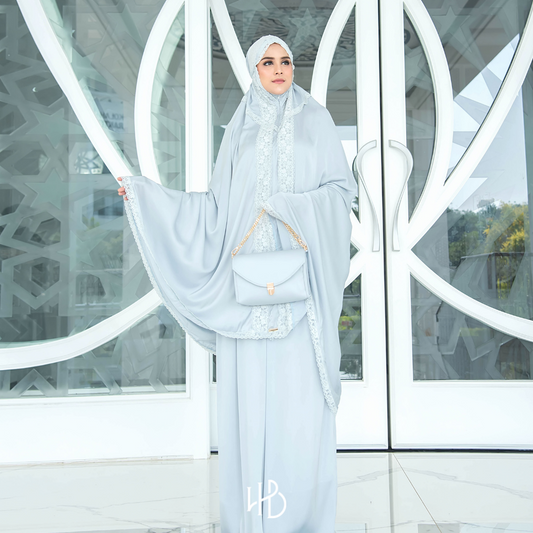 Hajr Prayer Set Hijaberlin - Blue Soft