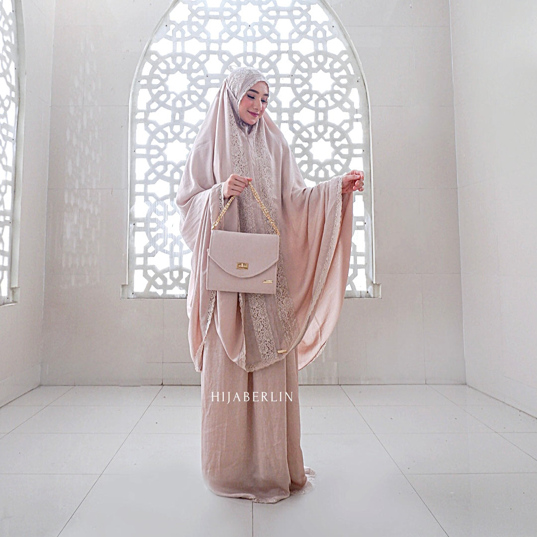 Azzahra Prayer Set Hijaberlin - Wheat