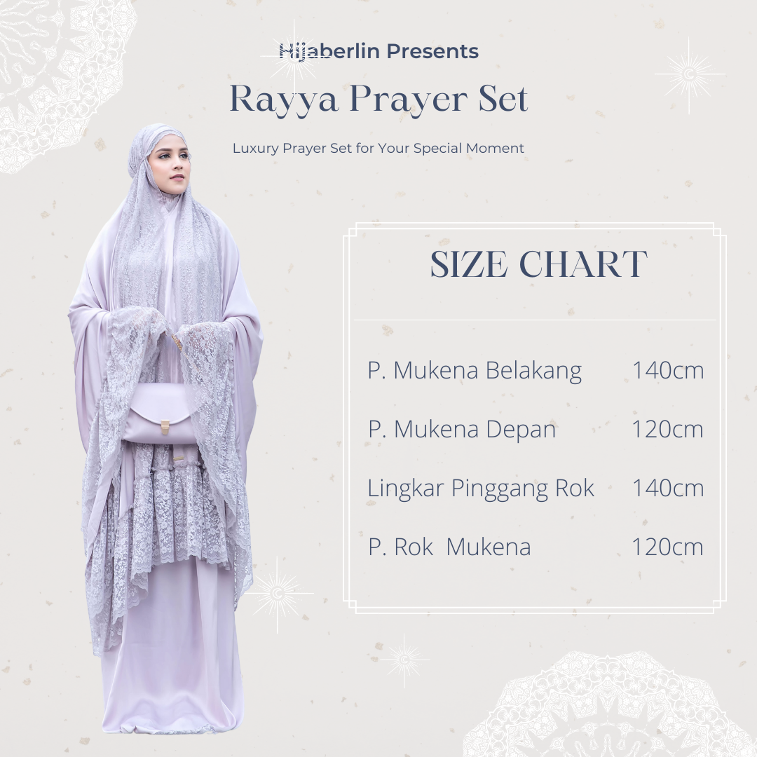 Rayya Luxury Prayer Set Hijaberlin - Lilac