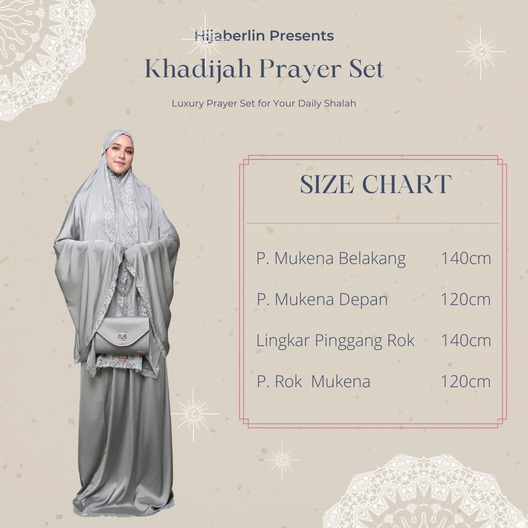 Khadijah Prayer Set Hijaberlin - Sage Green