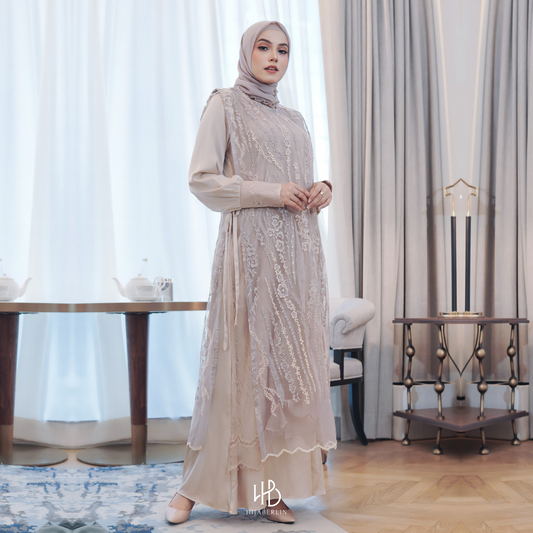 Precious Collection Hijaberlin - Safiyyah Dress Nude