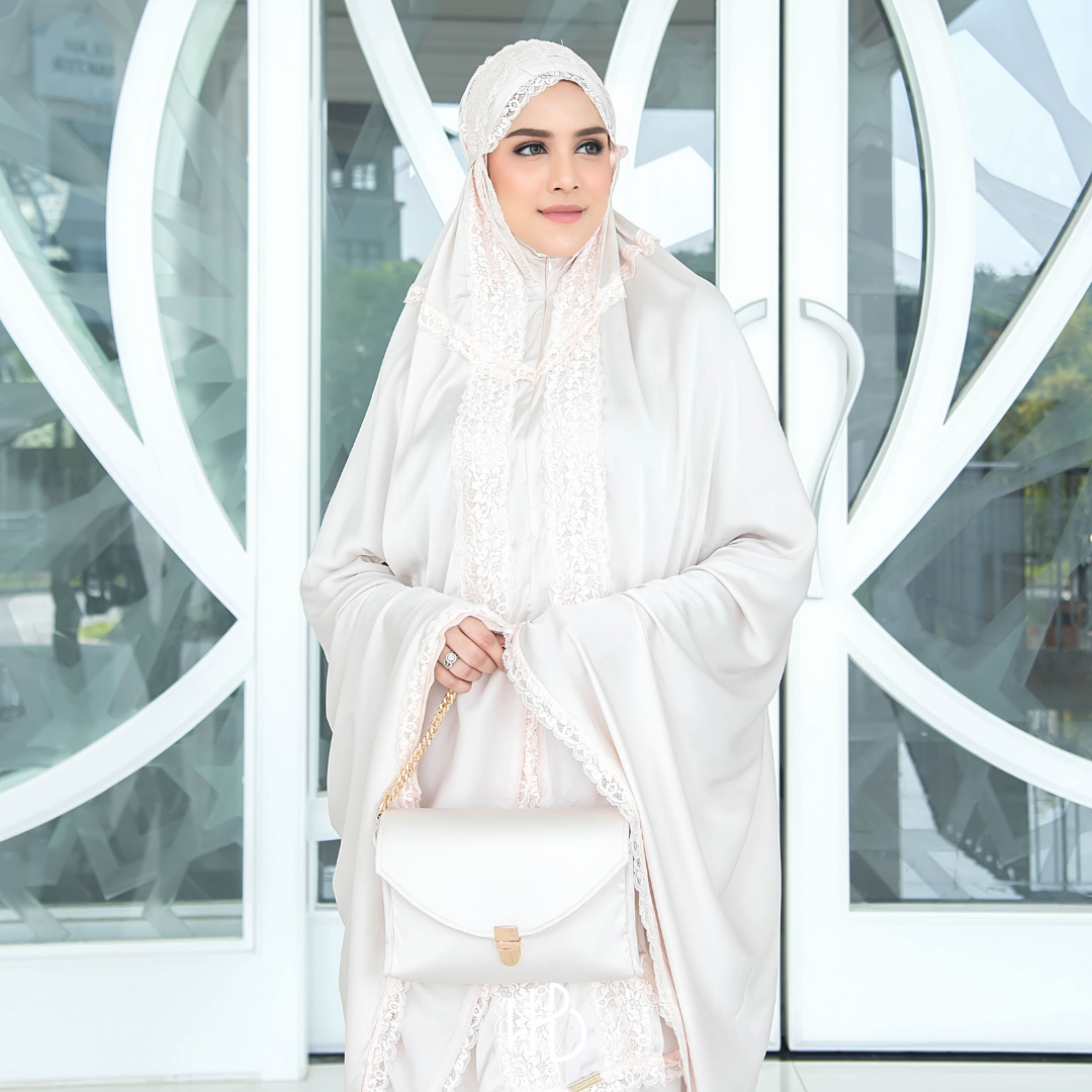 Umrah Prayer Set Hijaberlin - Pearl