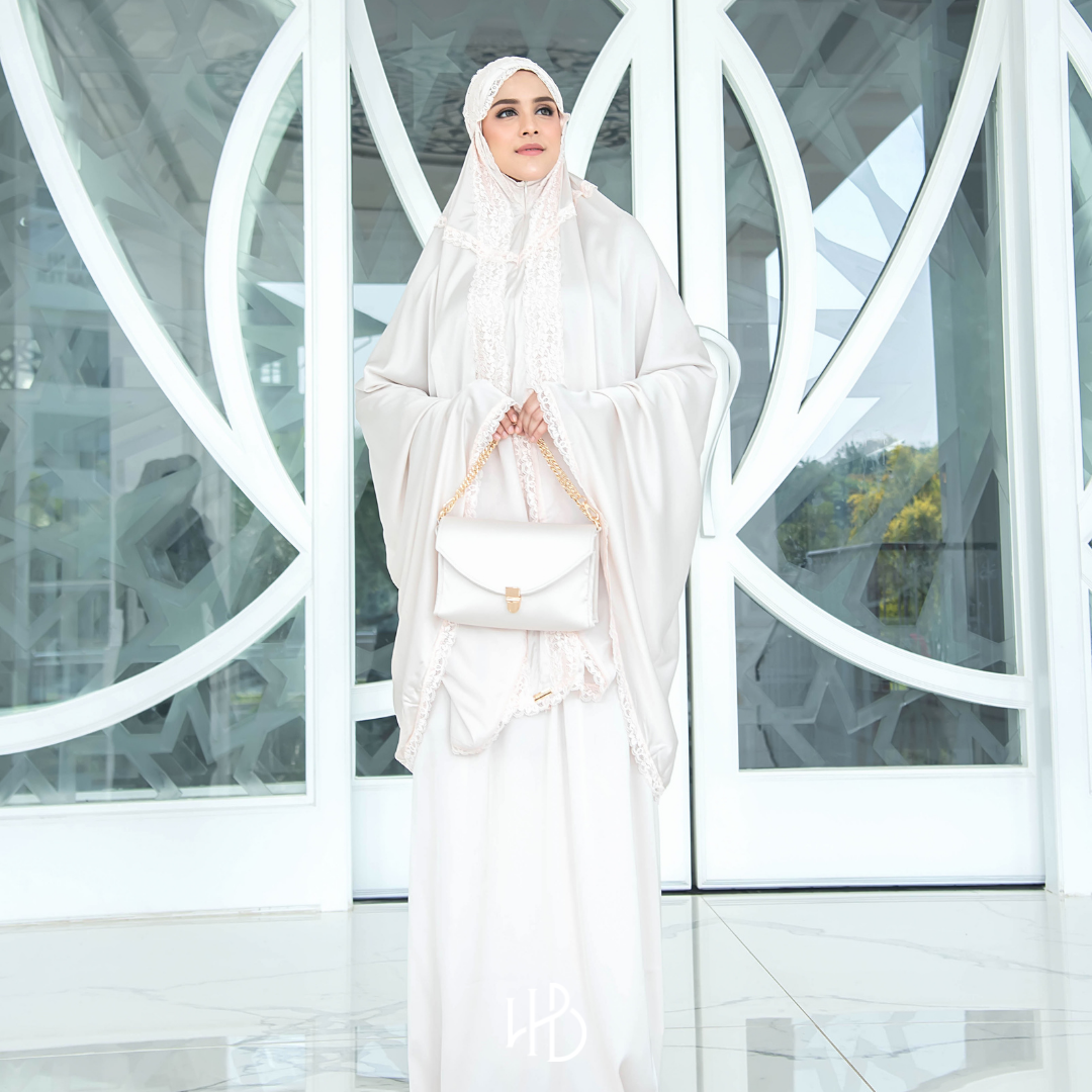 Umrah Prayer Set Hijaberlin - Pearl
