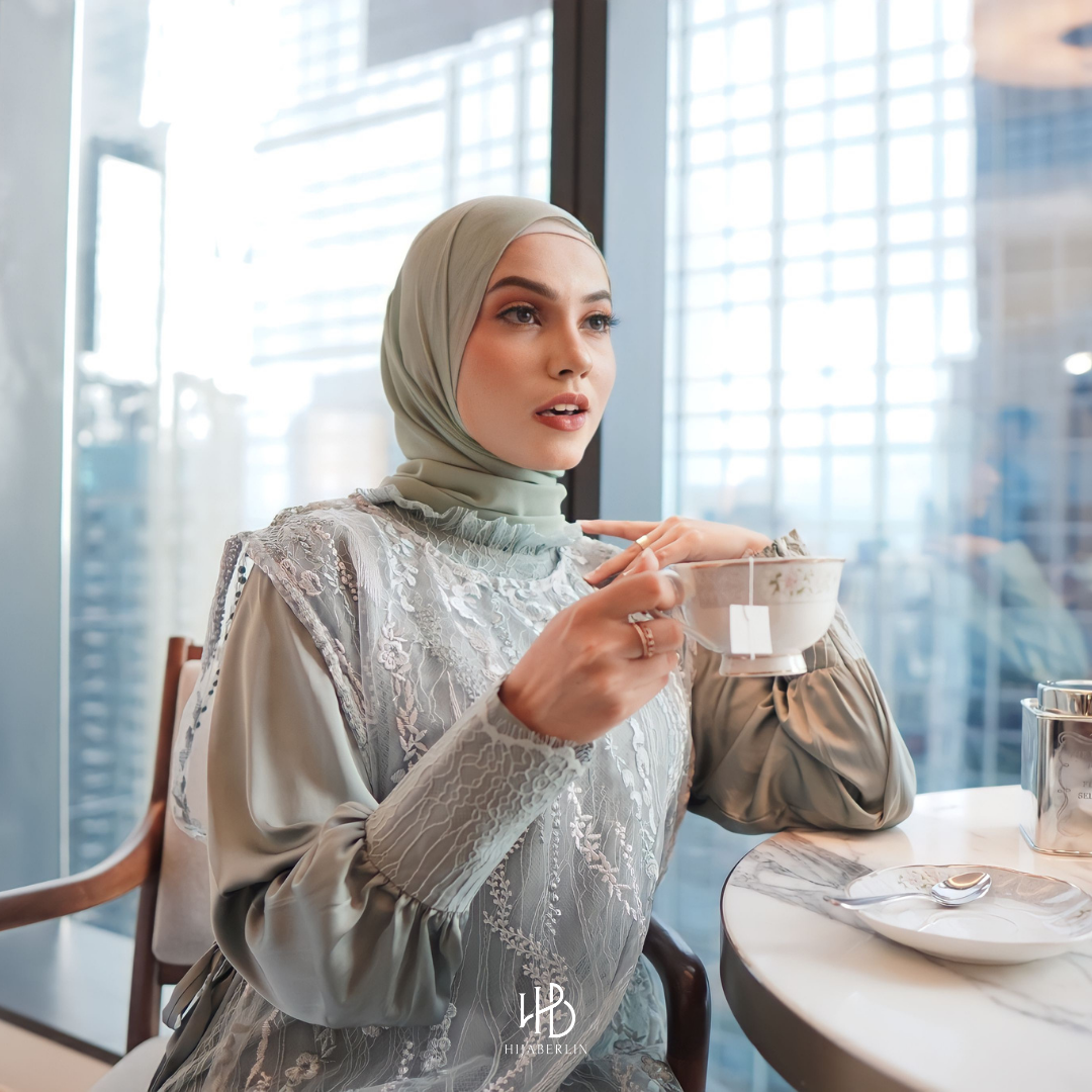 Precious Collection Hijaberlin - Safiyyah Dress Sage
