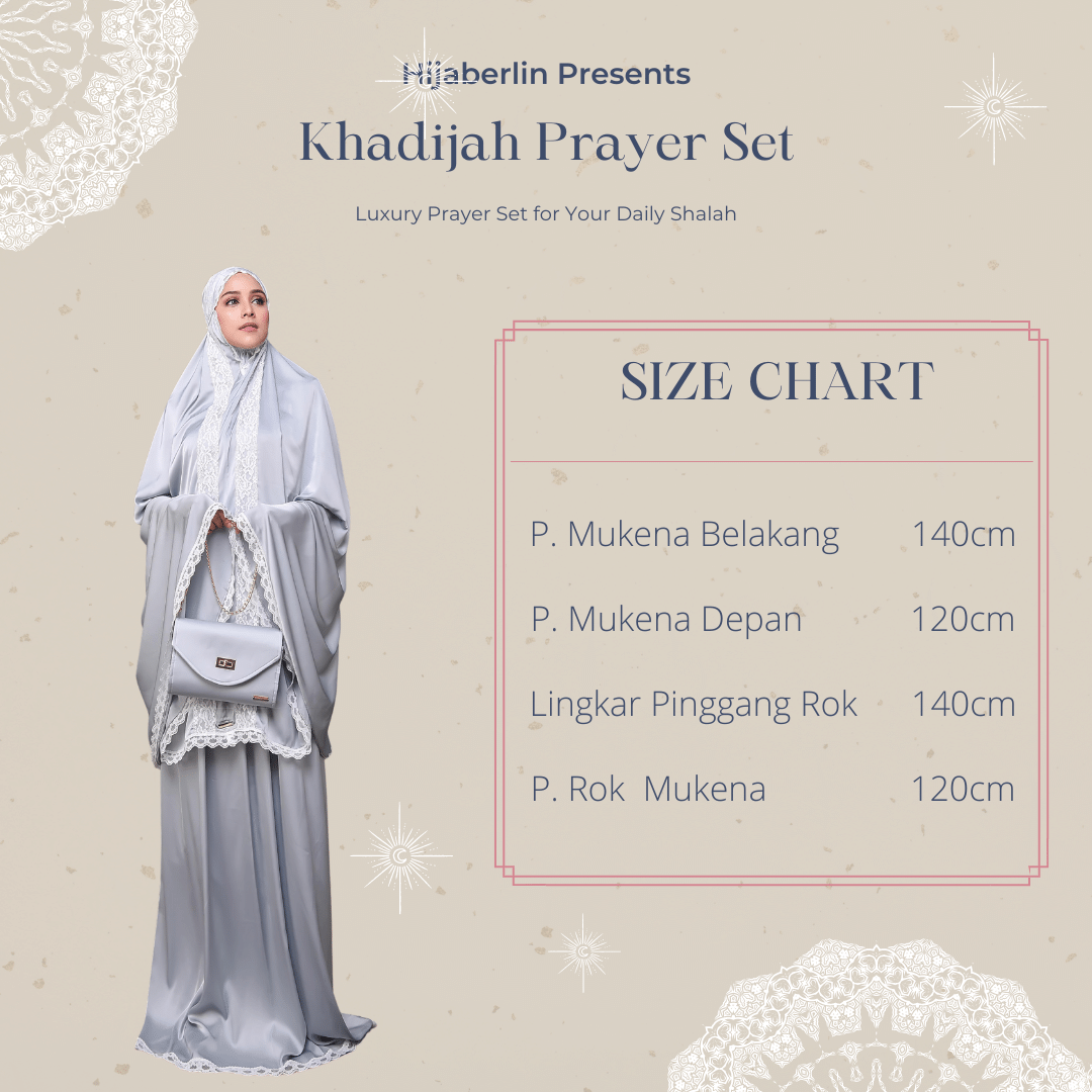 Khadijah Prayer Set Hijaberlin - Bluesoft