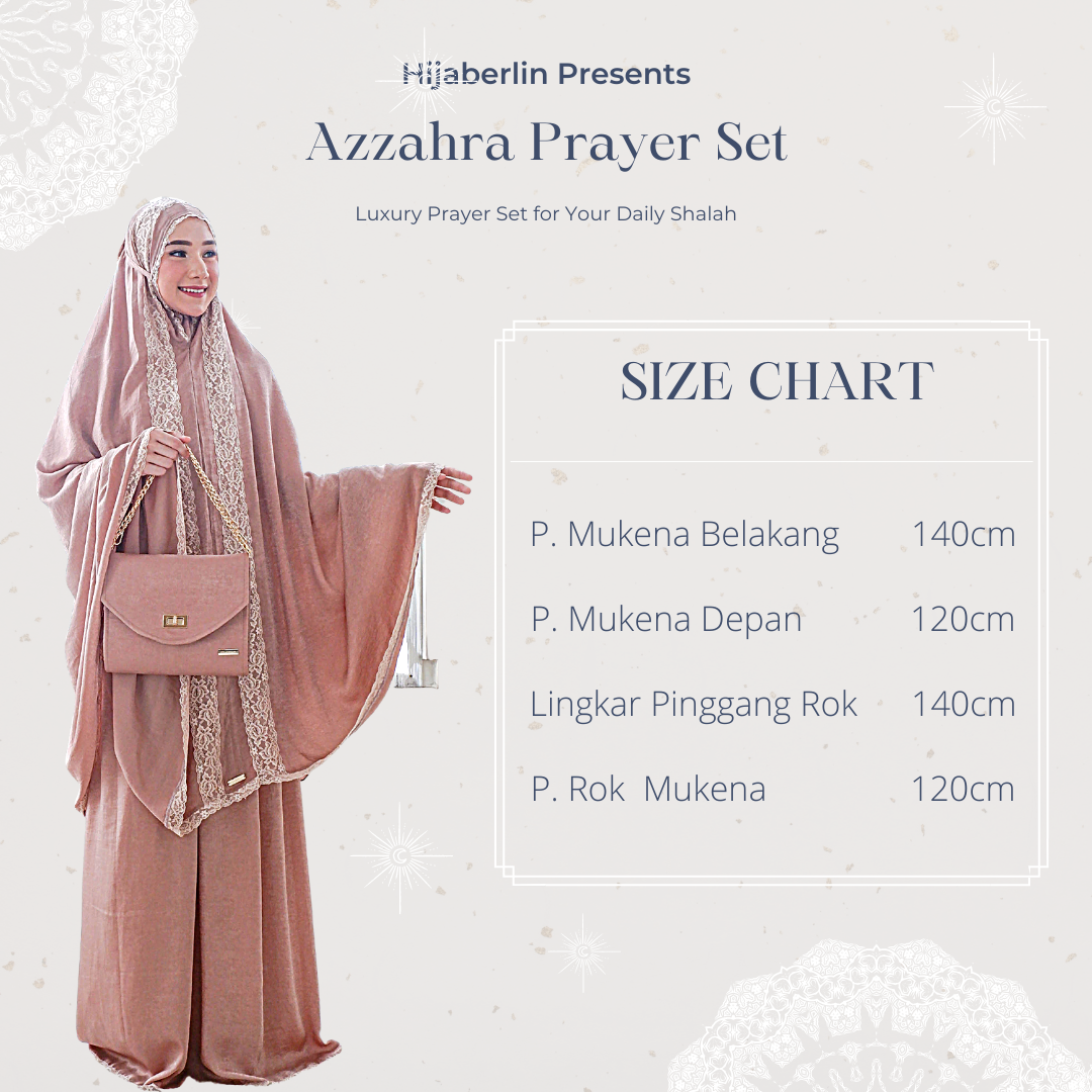 Azzahra Prayer Set Hijaberlin - Brown
