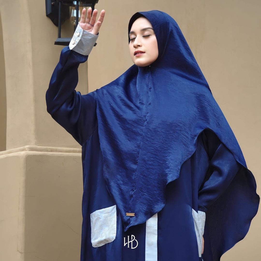 Sarah Abaya Hijaberlin - Navy