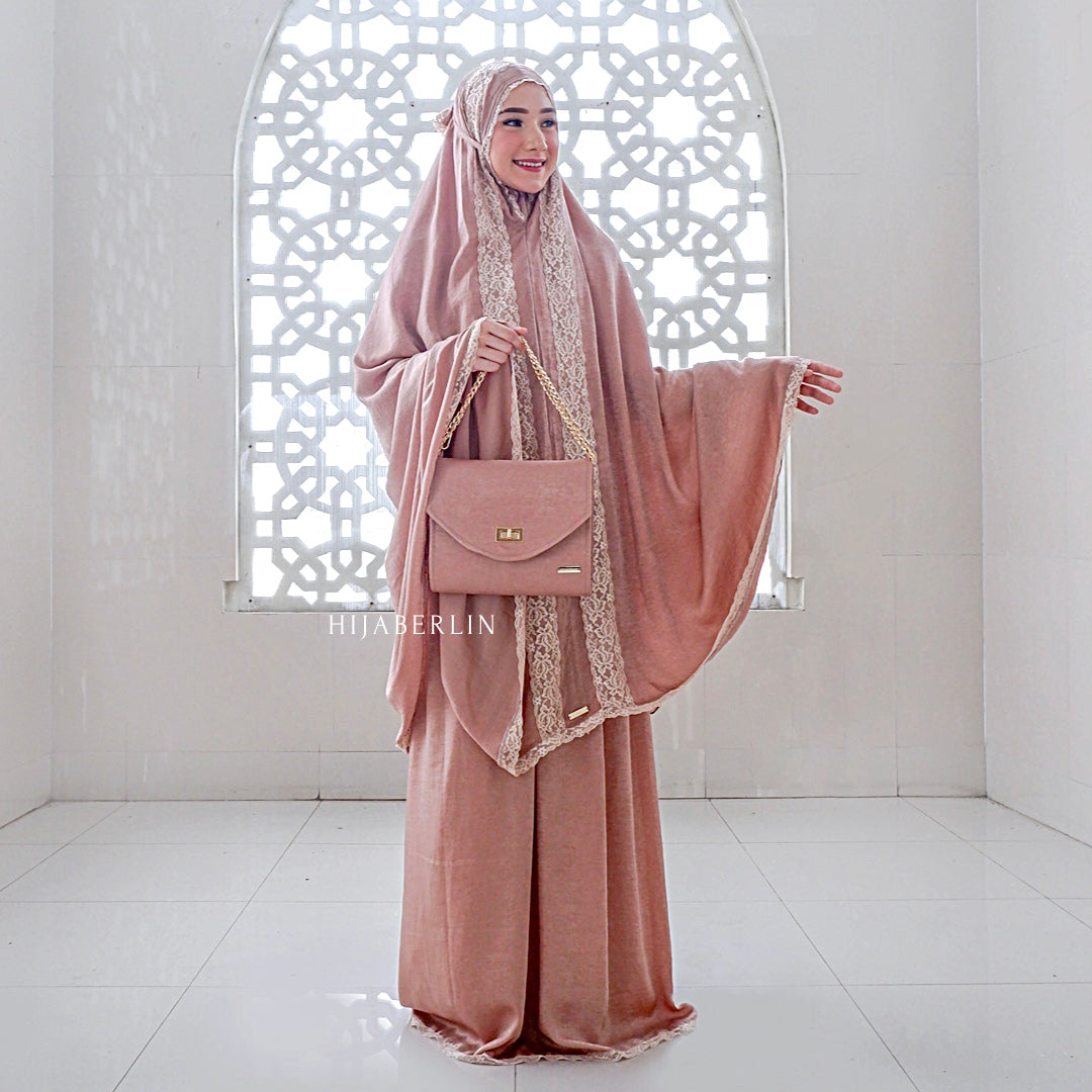 Azzahra Prayer Set Hijaberlin - Brown