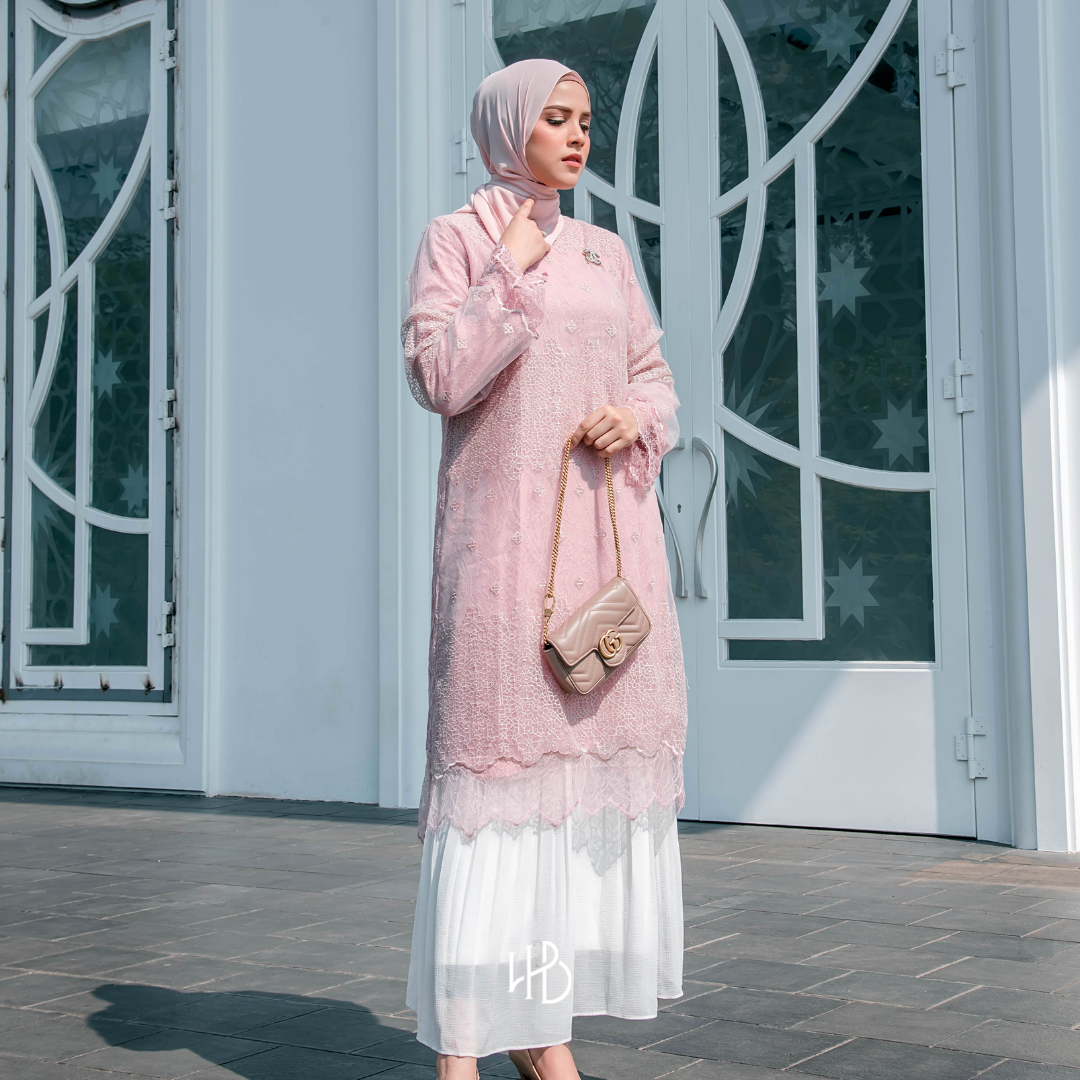 Balqis Dress Hijaberlin - Blush