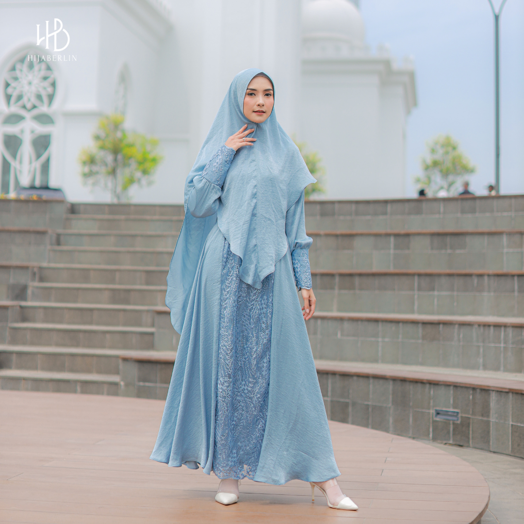 Almahira Dress Hijaberlin - Bluesky