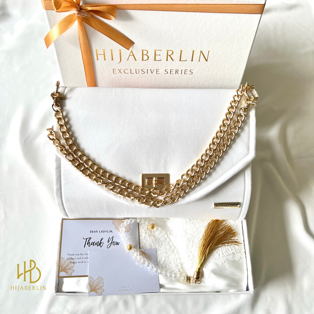 Khadijah Prayer Set Hijaberlin - White