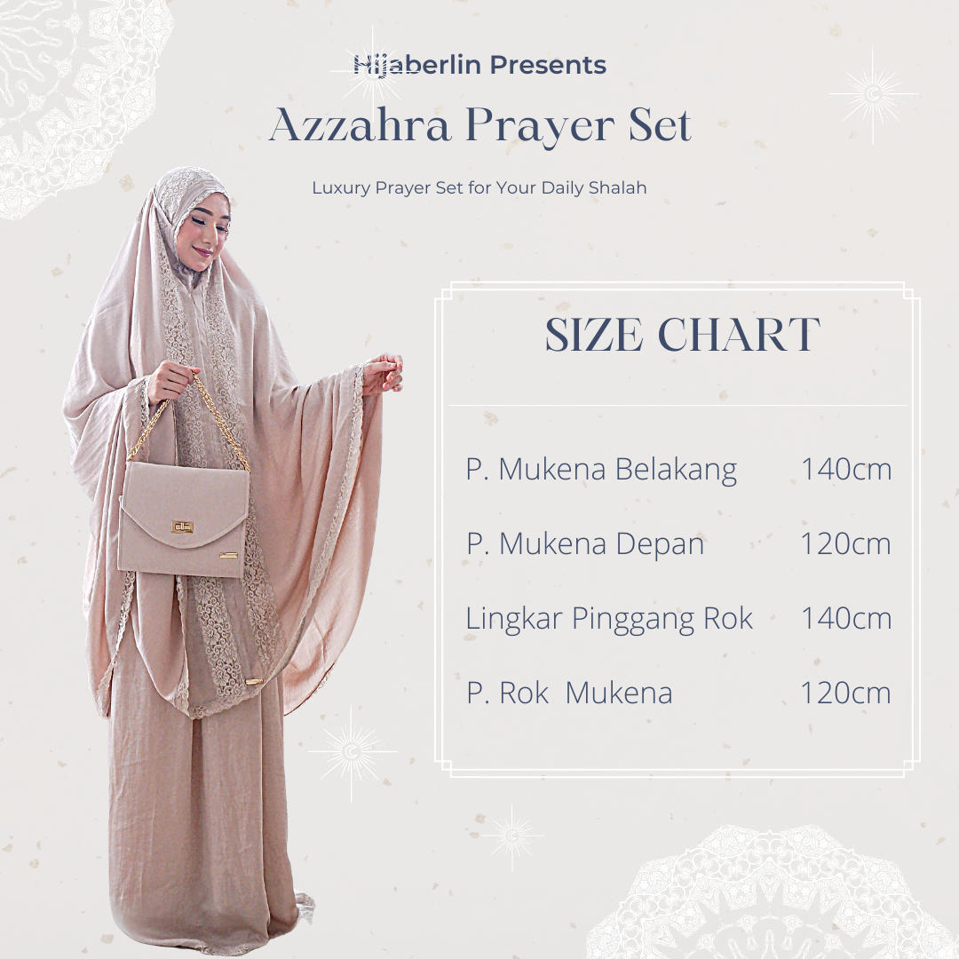 Azzahra Prayer Set Hijaberlin - Wheat