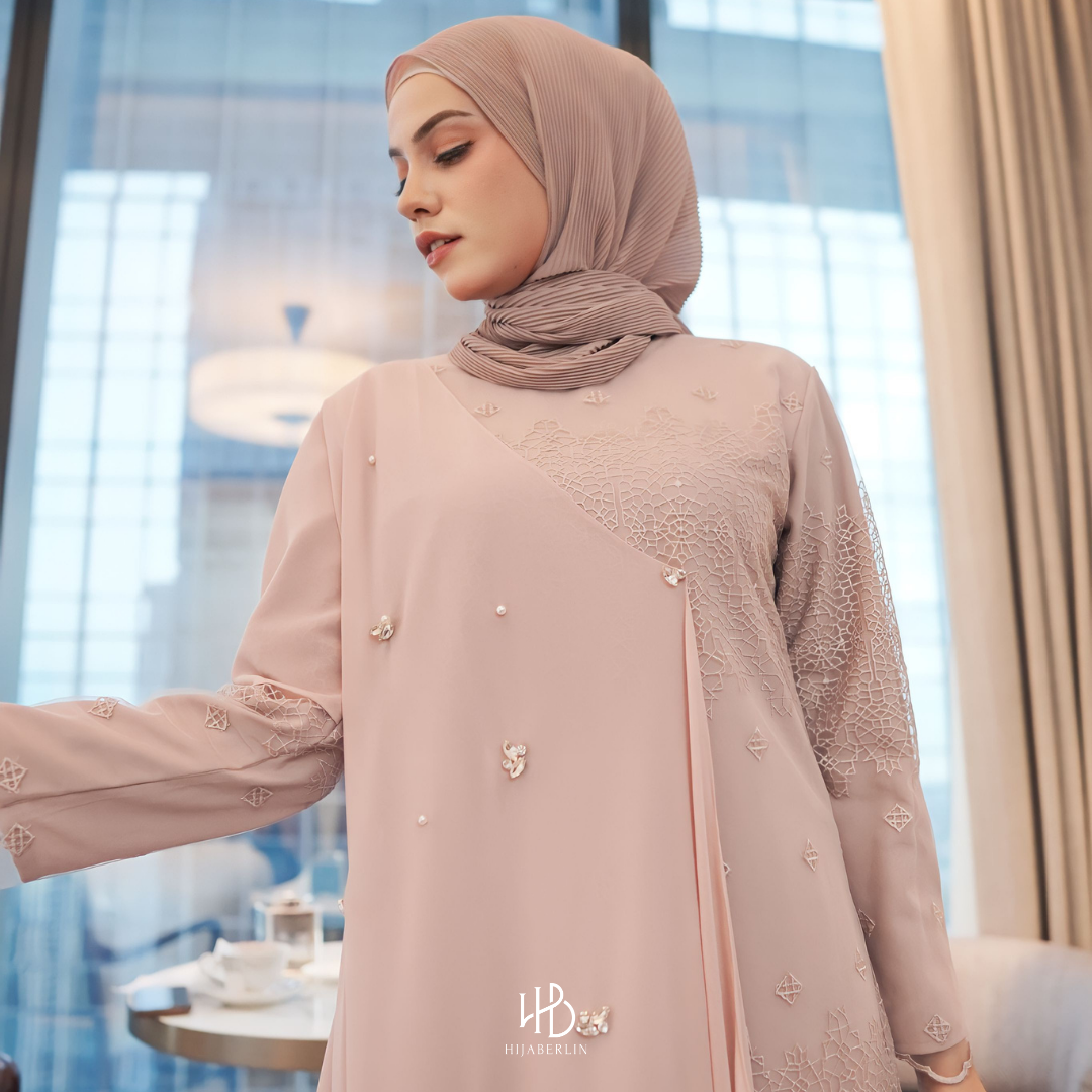 Precious Collection Hijaberlin - Zalina Dress Rose