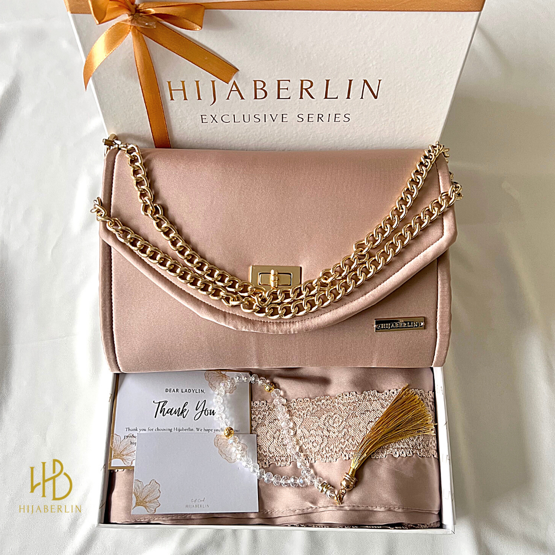 Khadijah Prayer Set Hijaberlin - Brown
