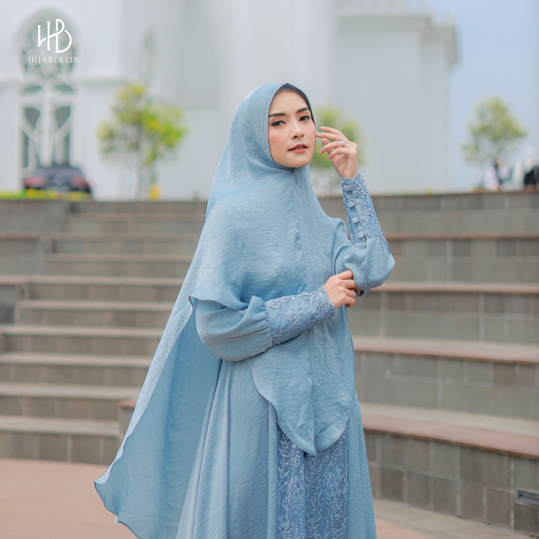 Almahira Dress Hijaberlin - Bluesky