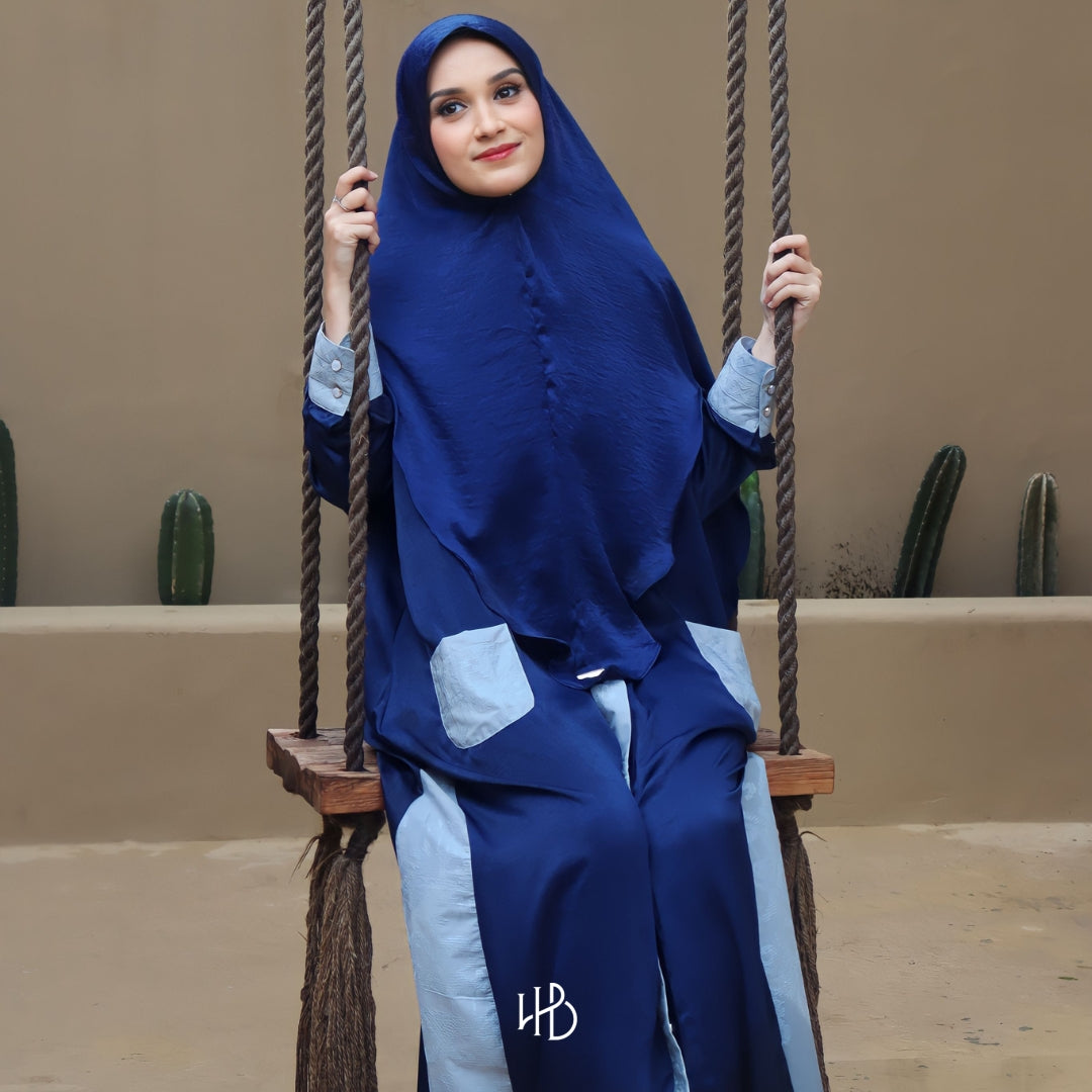 Sarah Abaya Hijaberlin - Navy