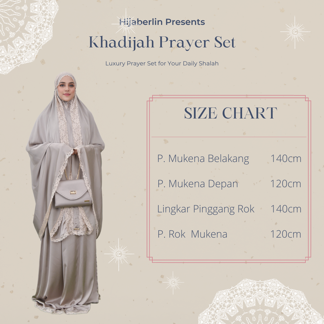 Khadijah Prayer Set Hijaberlin - Tiramisu