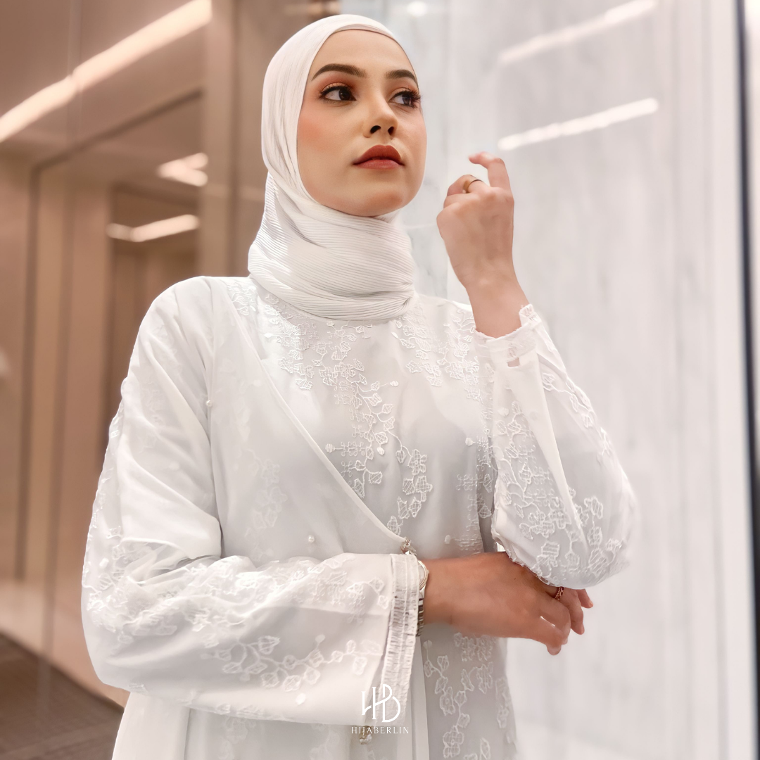 Precious Collection Hijaberlin - Zalina Dress White
