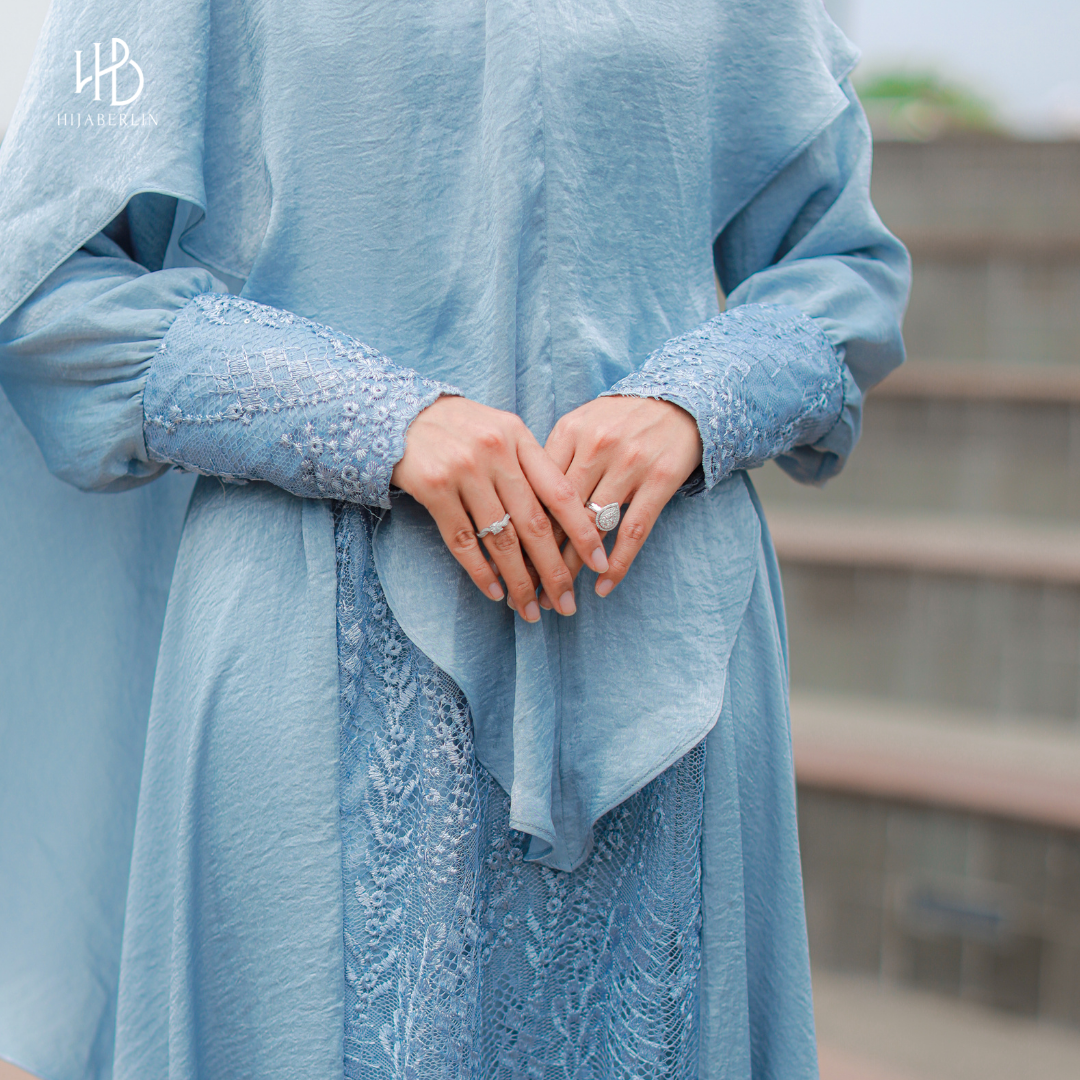 Almahira Dress Hijaberlin - Bluesky