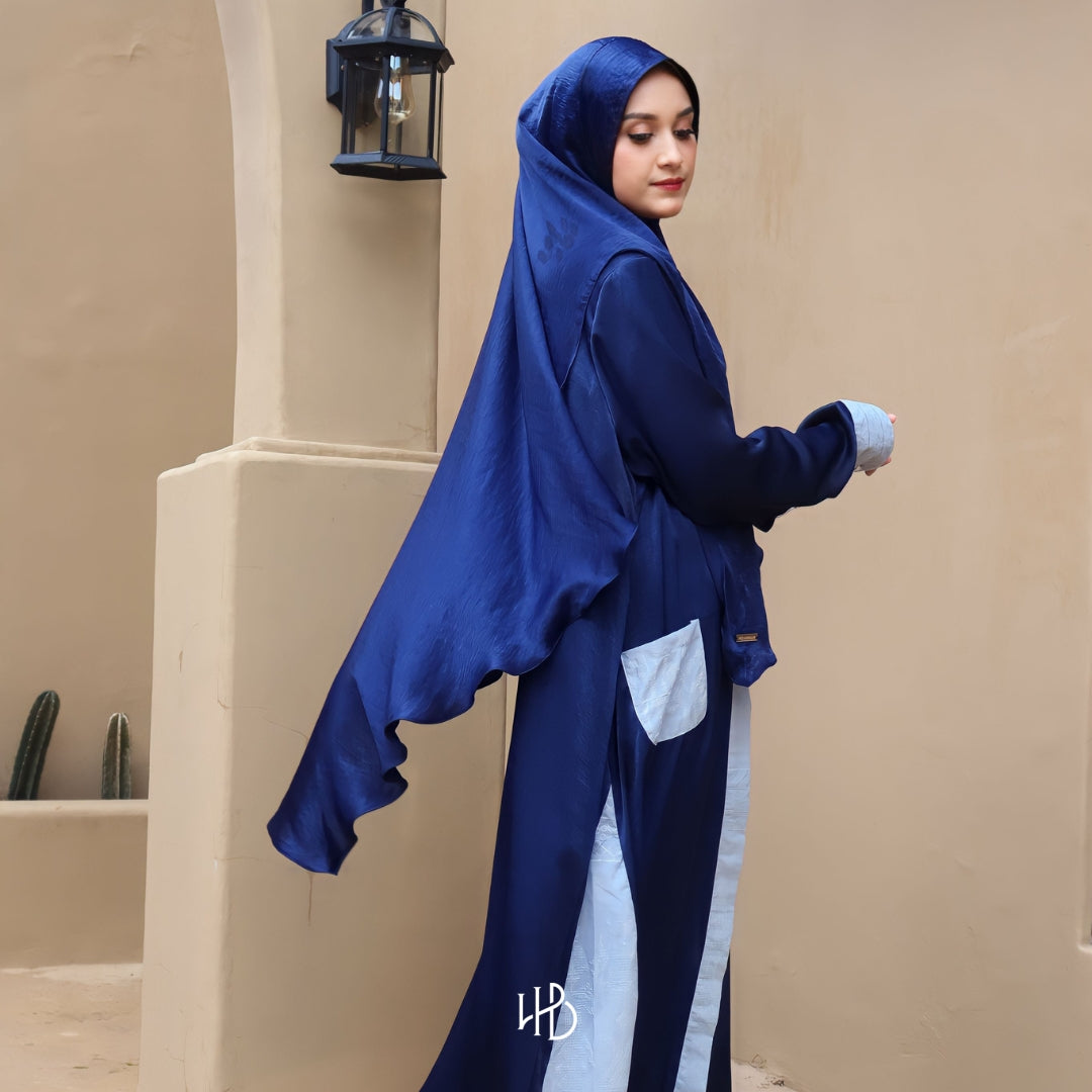 Sarah Abaya Hijaberlin - Navy