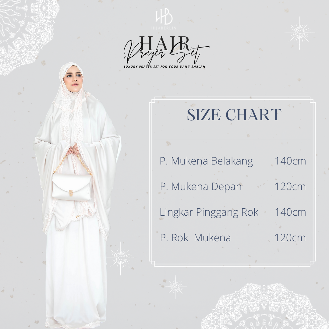 Hajr Prayer Set Hijaberlin - Pearl