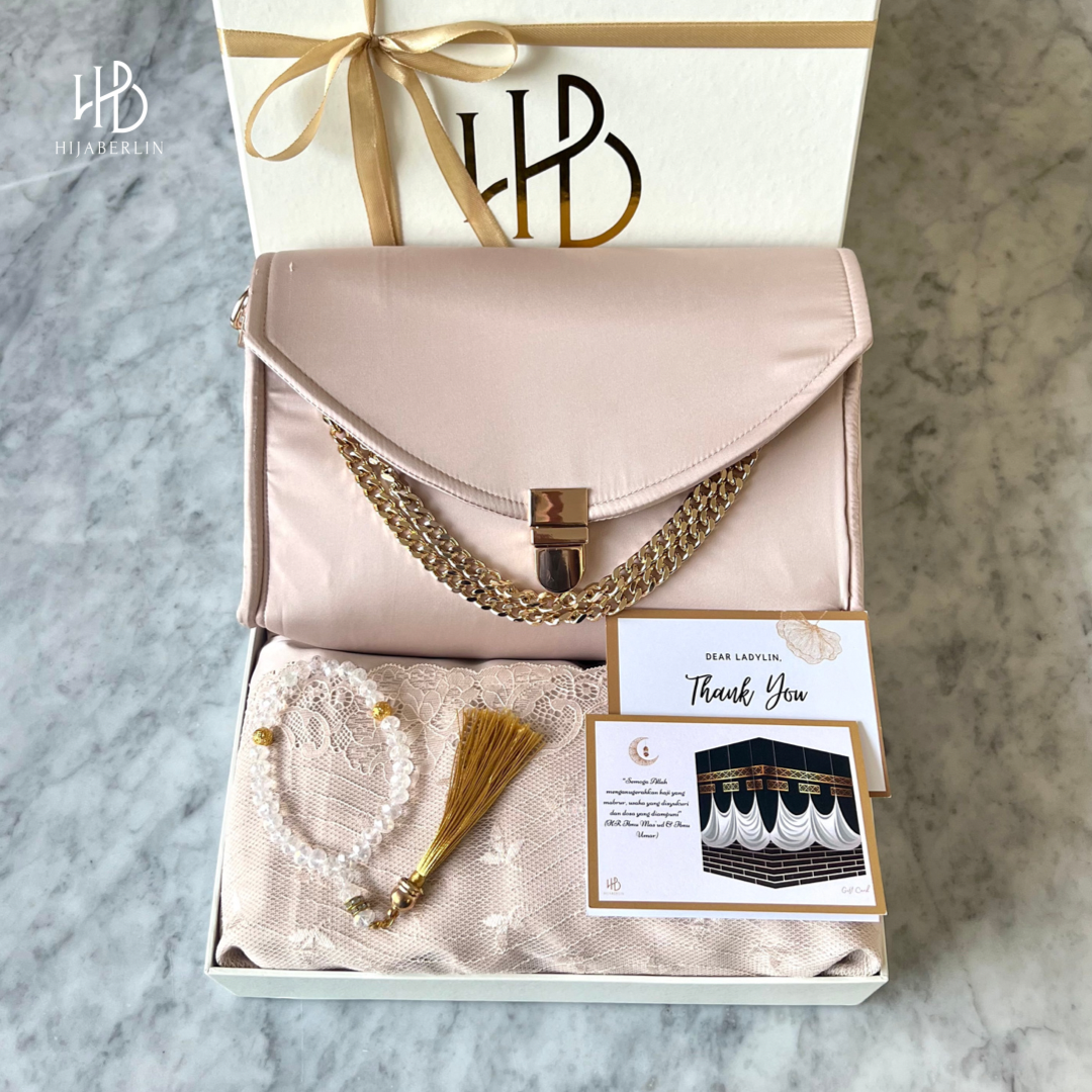 Rayya Luxury Prayer Set Hijaberlin - Cream