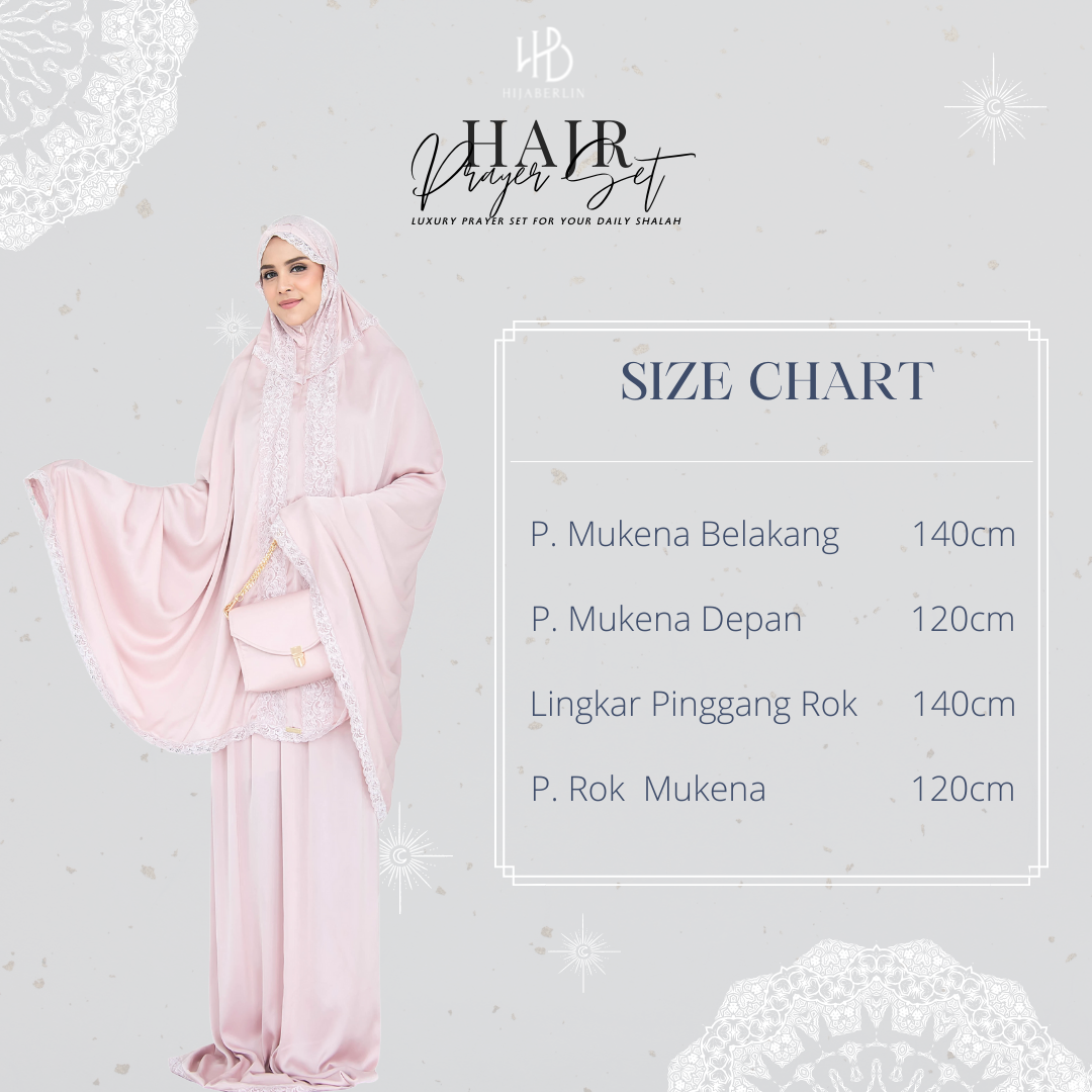Hajr Prayer Set Hijaberlin - Rose