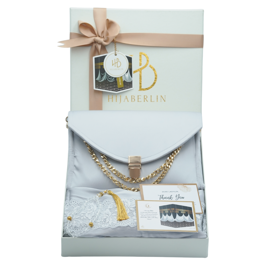Umrah Prayer Set Hijaberlin - Silver