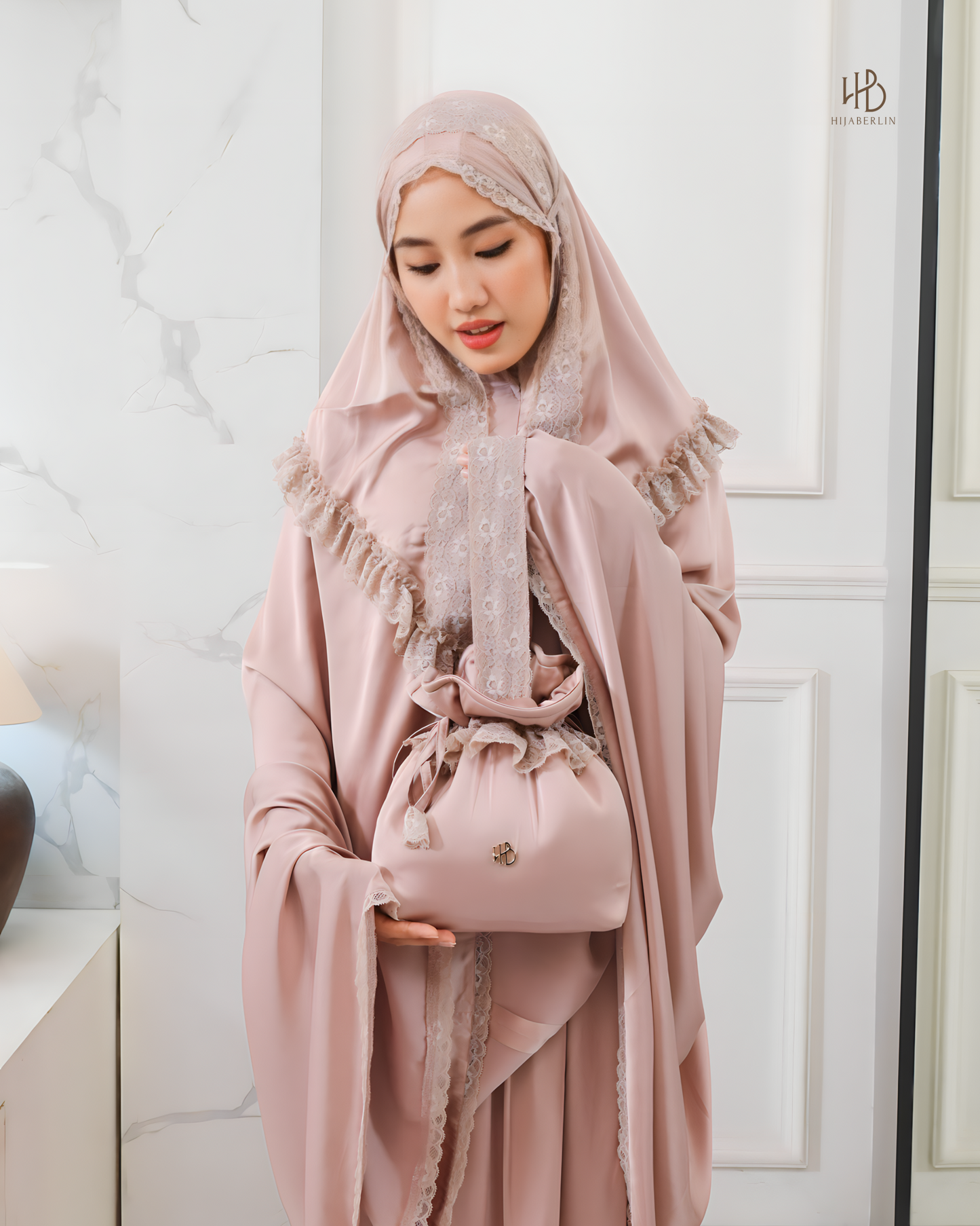 Faiza Prayer Set Mauve - Hijaberlin