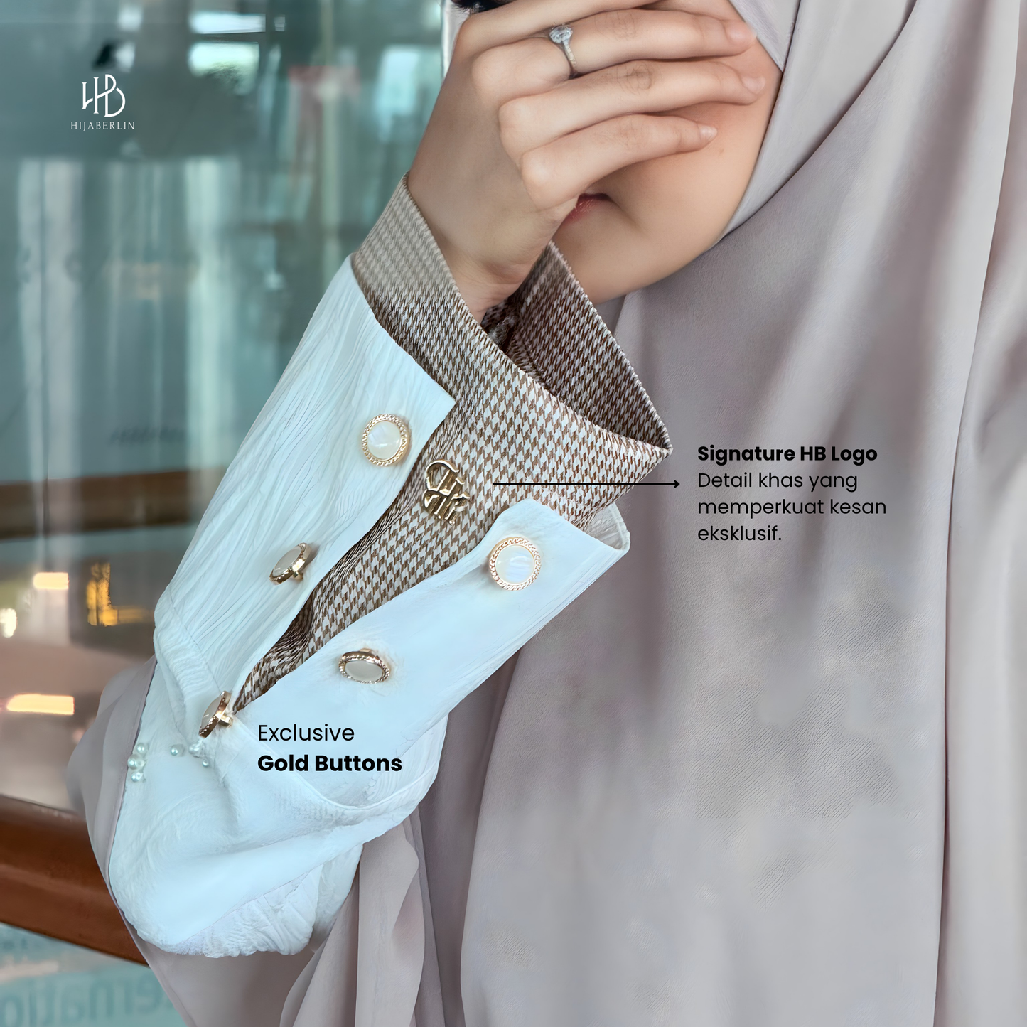Laila Abaya - White Wave