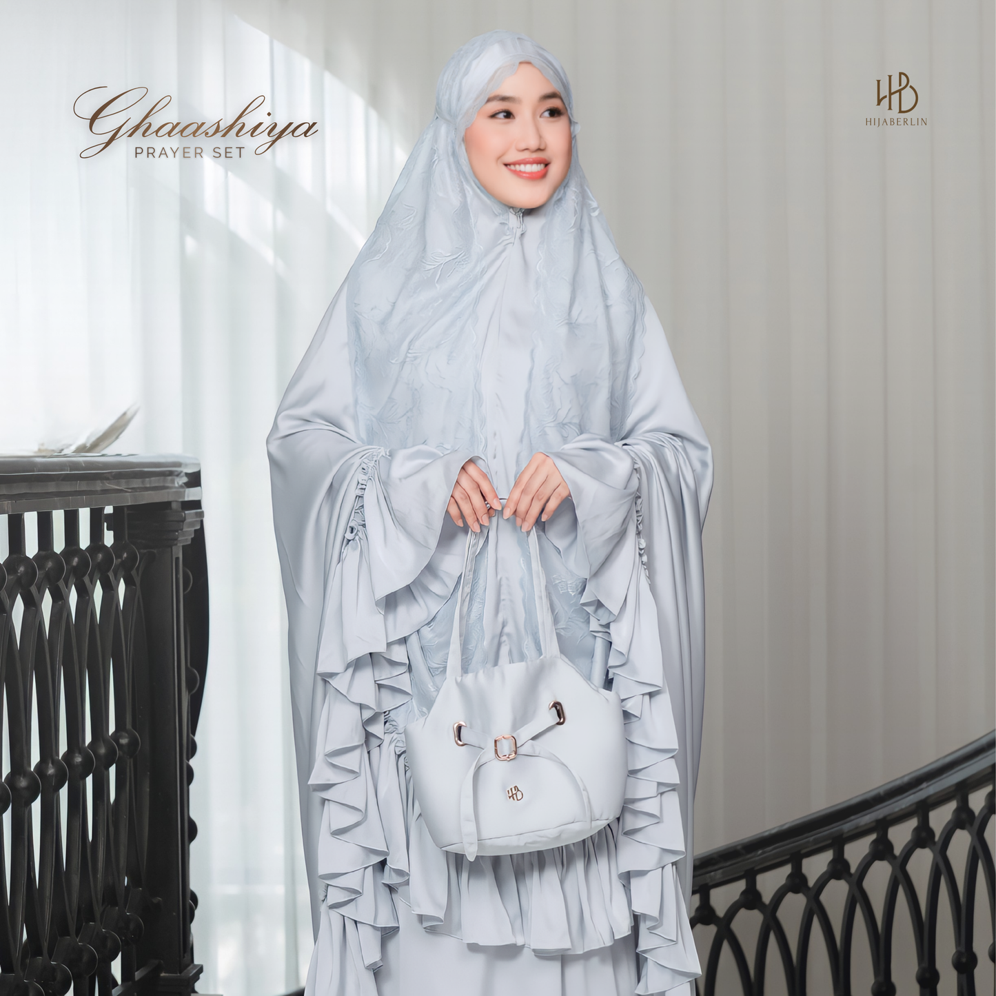 Ghaashiya Prayer Set - Blue Soft