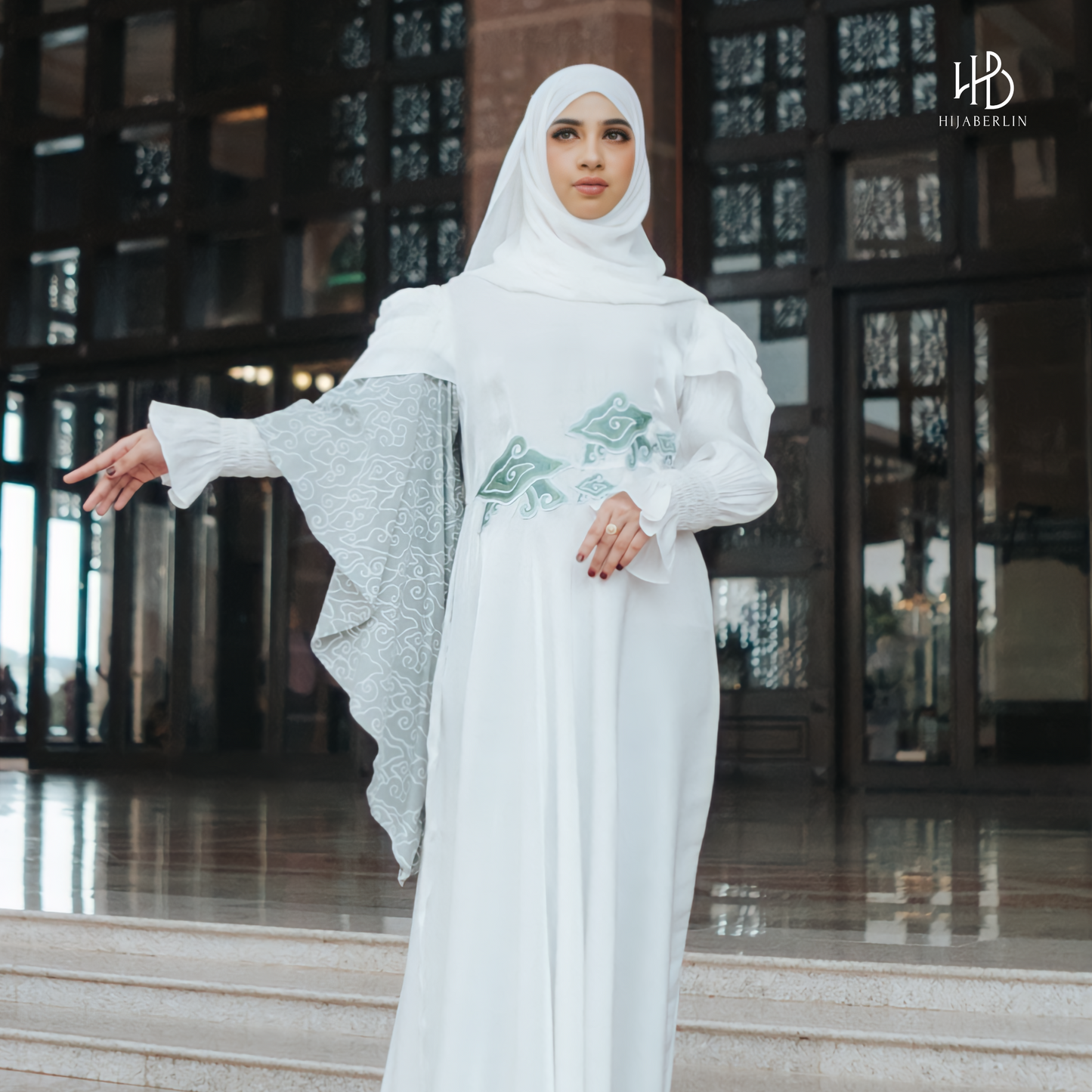 HIJABERLIN X BT BATIK TRUSMI : SRIKANDI COLLECTION - FATMA DRESS