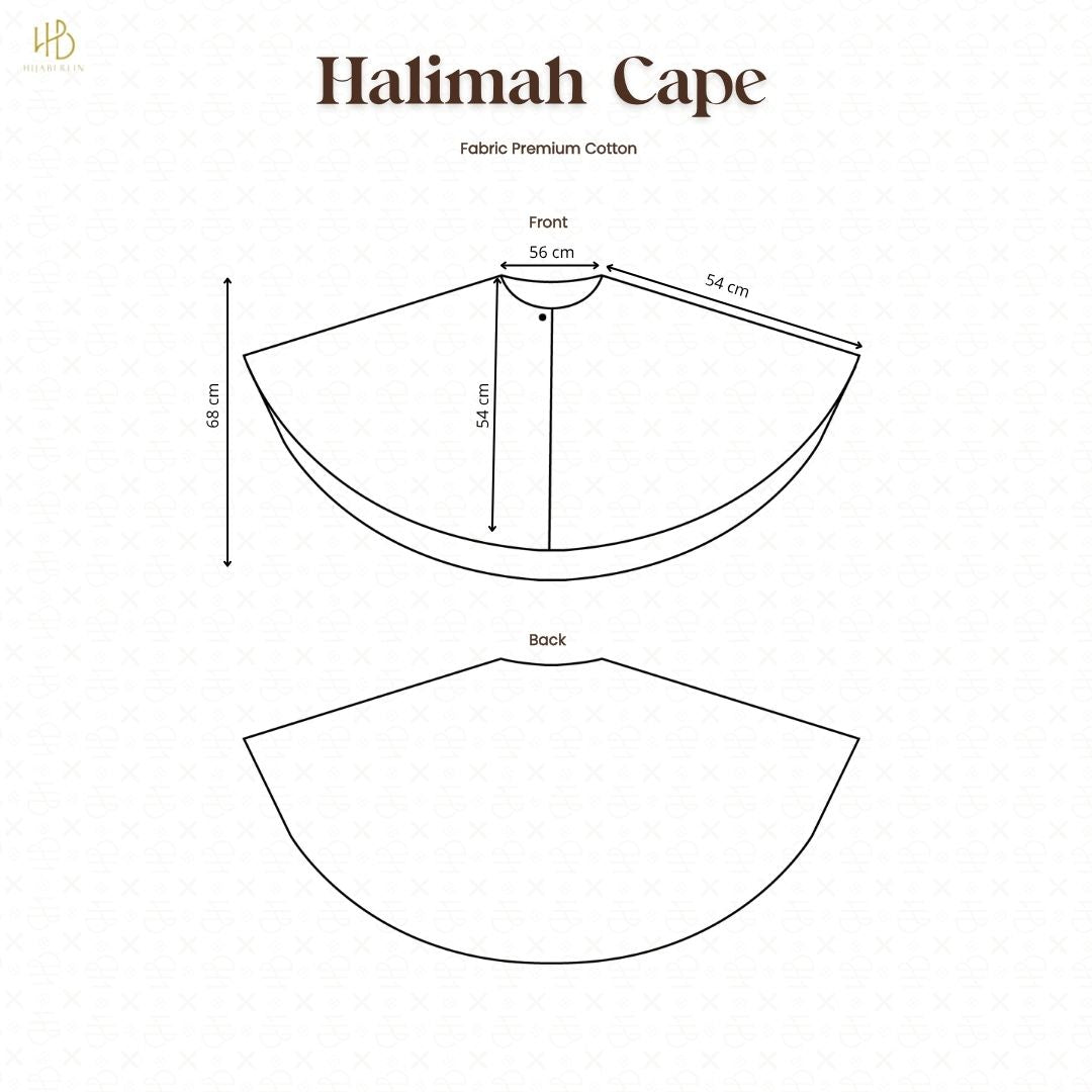 Halimah Cape - Black