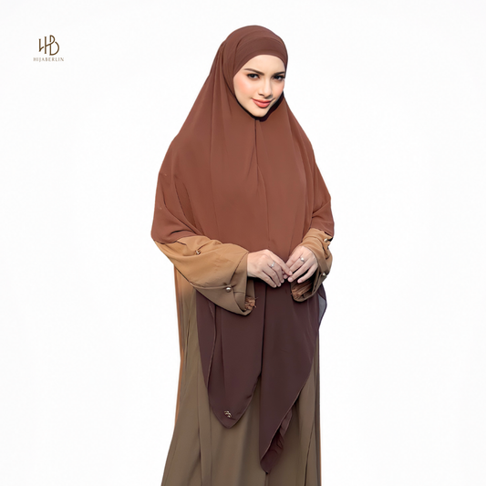 Shafa Khimar - Espresso