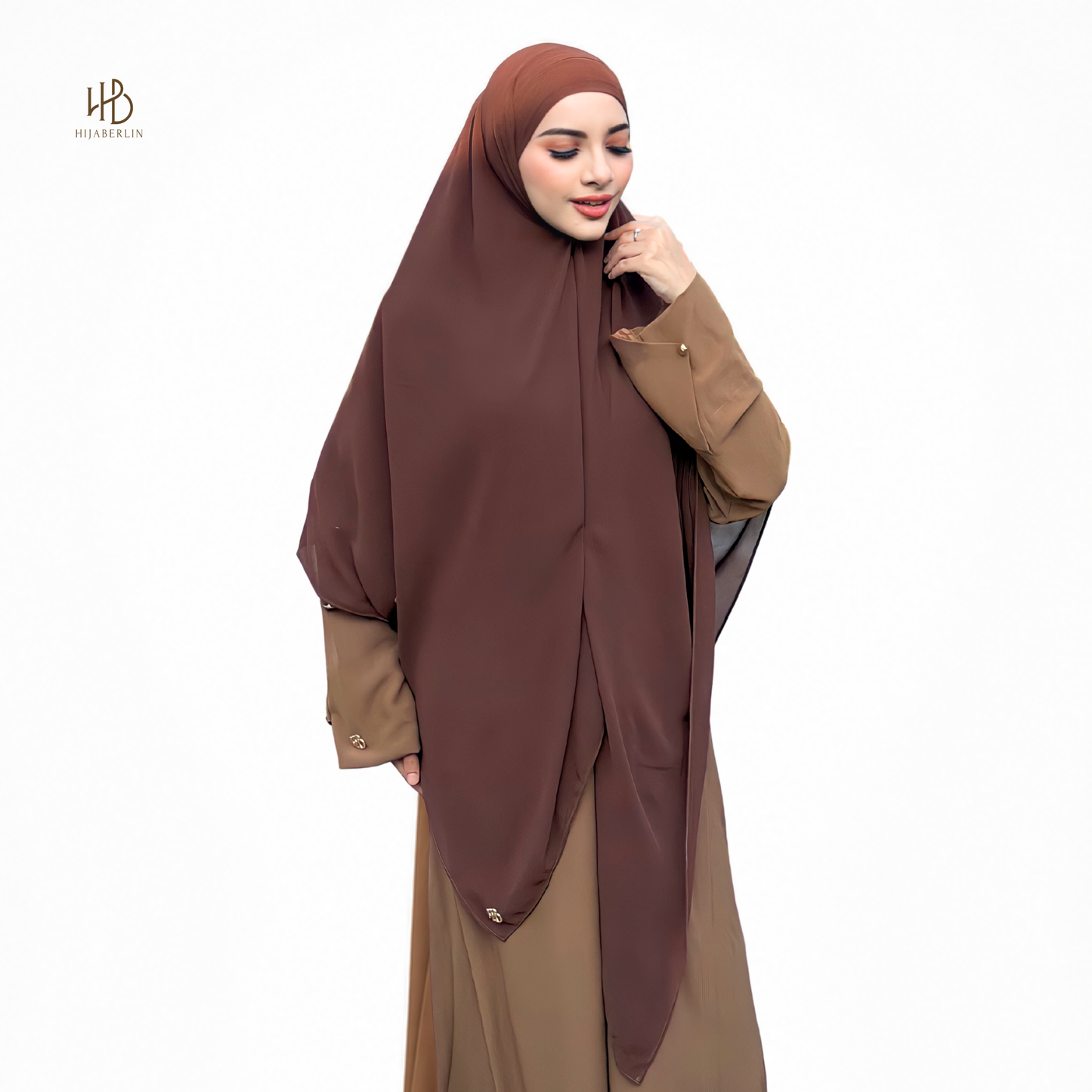 Shafa Khimar - Espresso