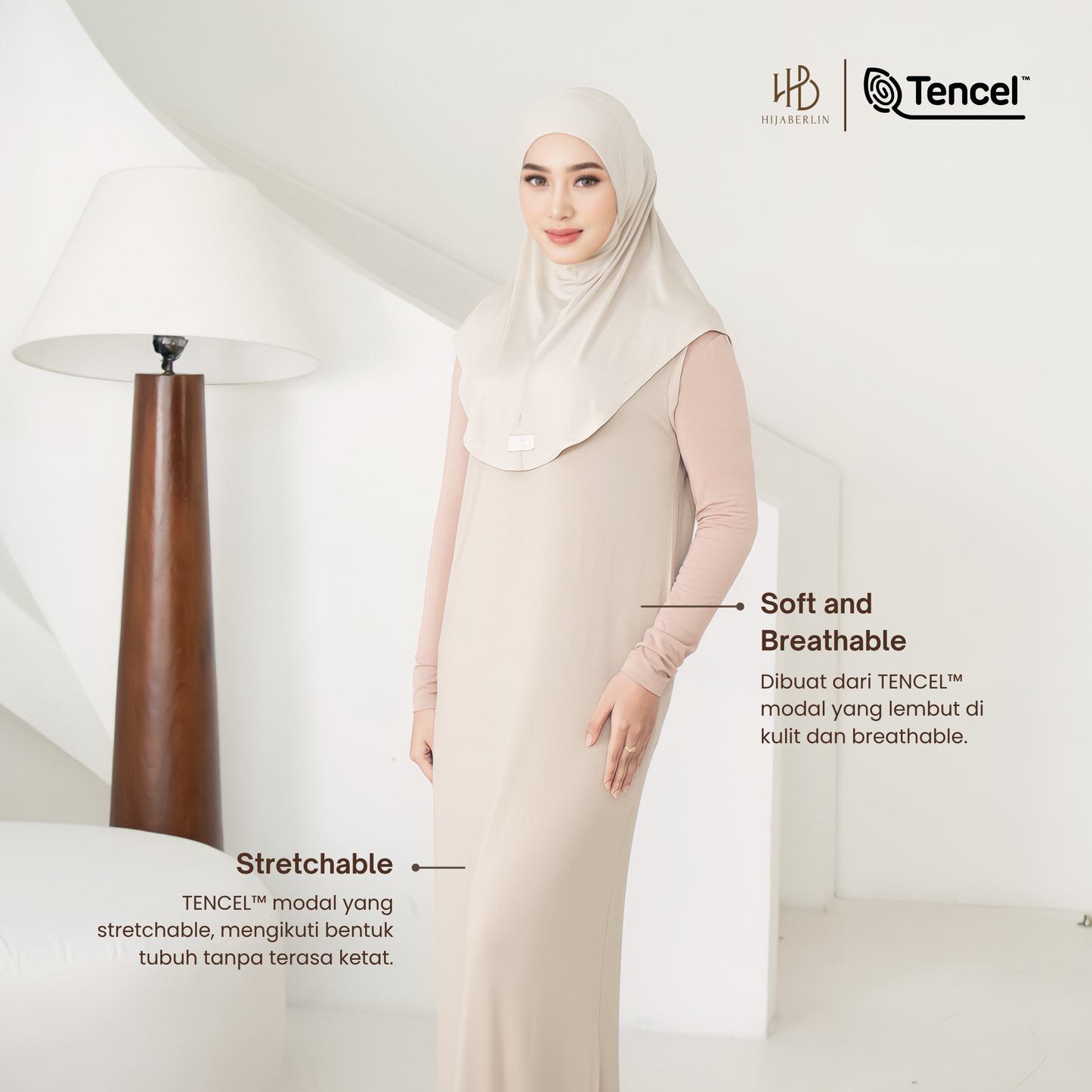 Inner Dress Sleeveless TENCEL™ - Hijaberlin