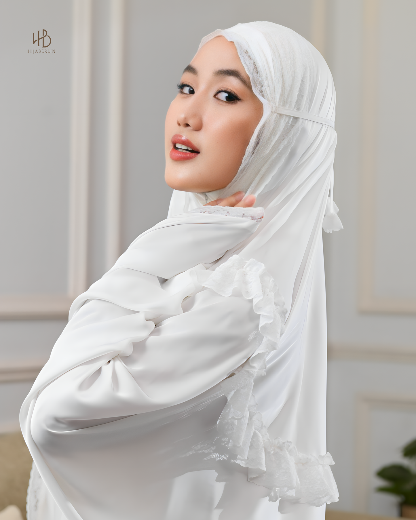 Faiza Prayer Set White - Hijaberlin