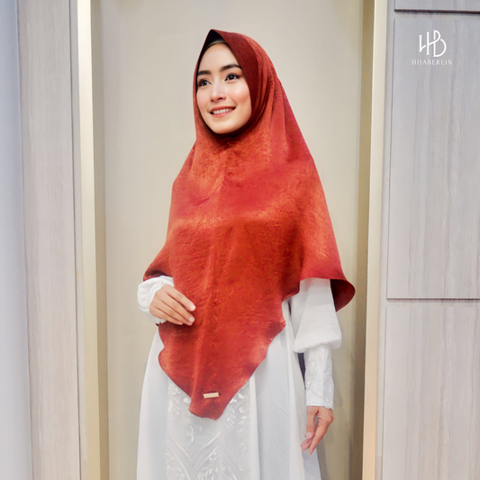 Safira Khimar Syar'i Terracota - Hijaberlin