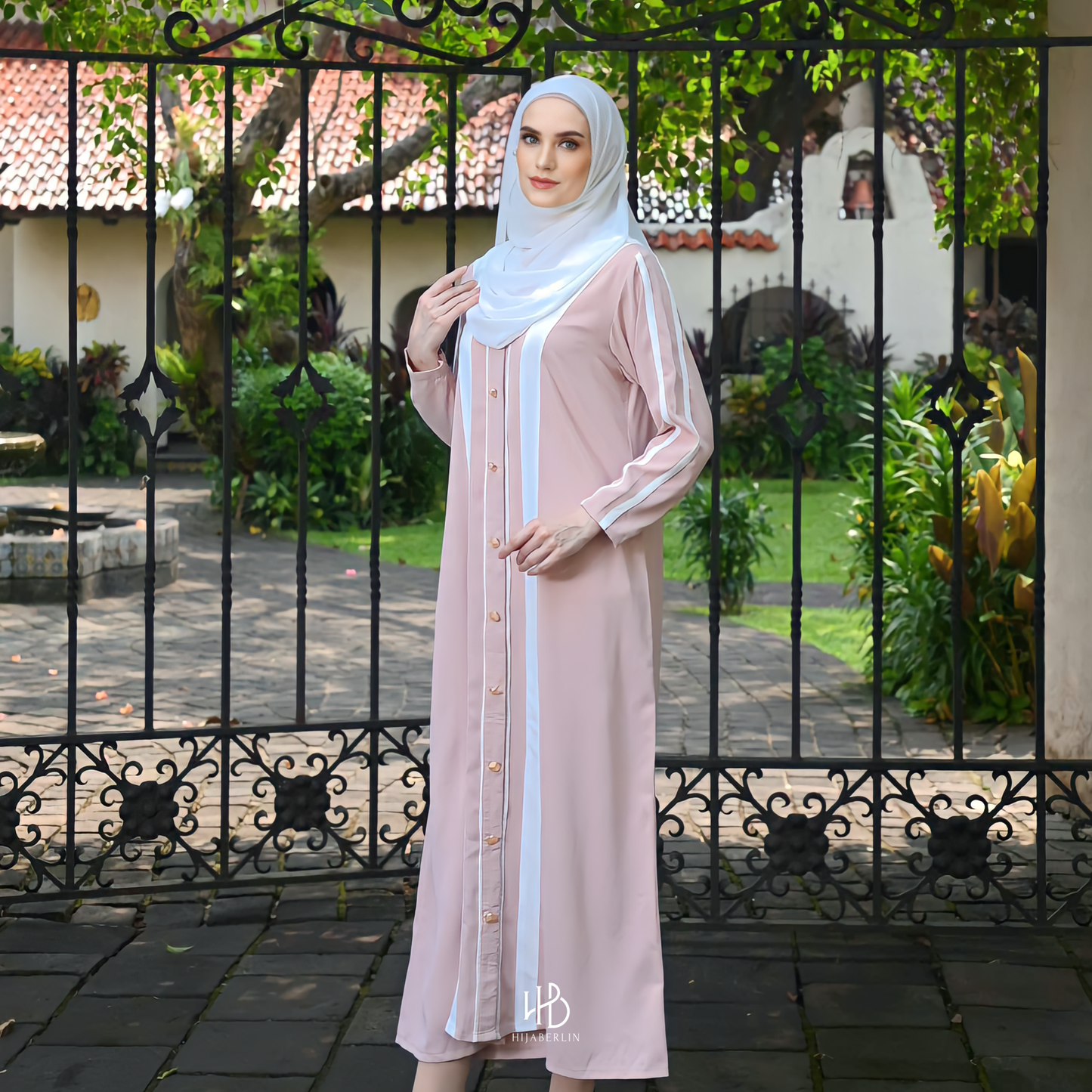 Fatimah Abaya Hijaberlin - Pastel