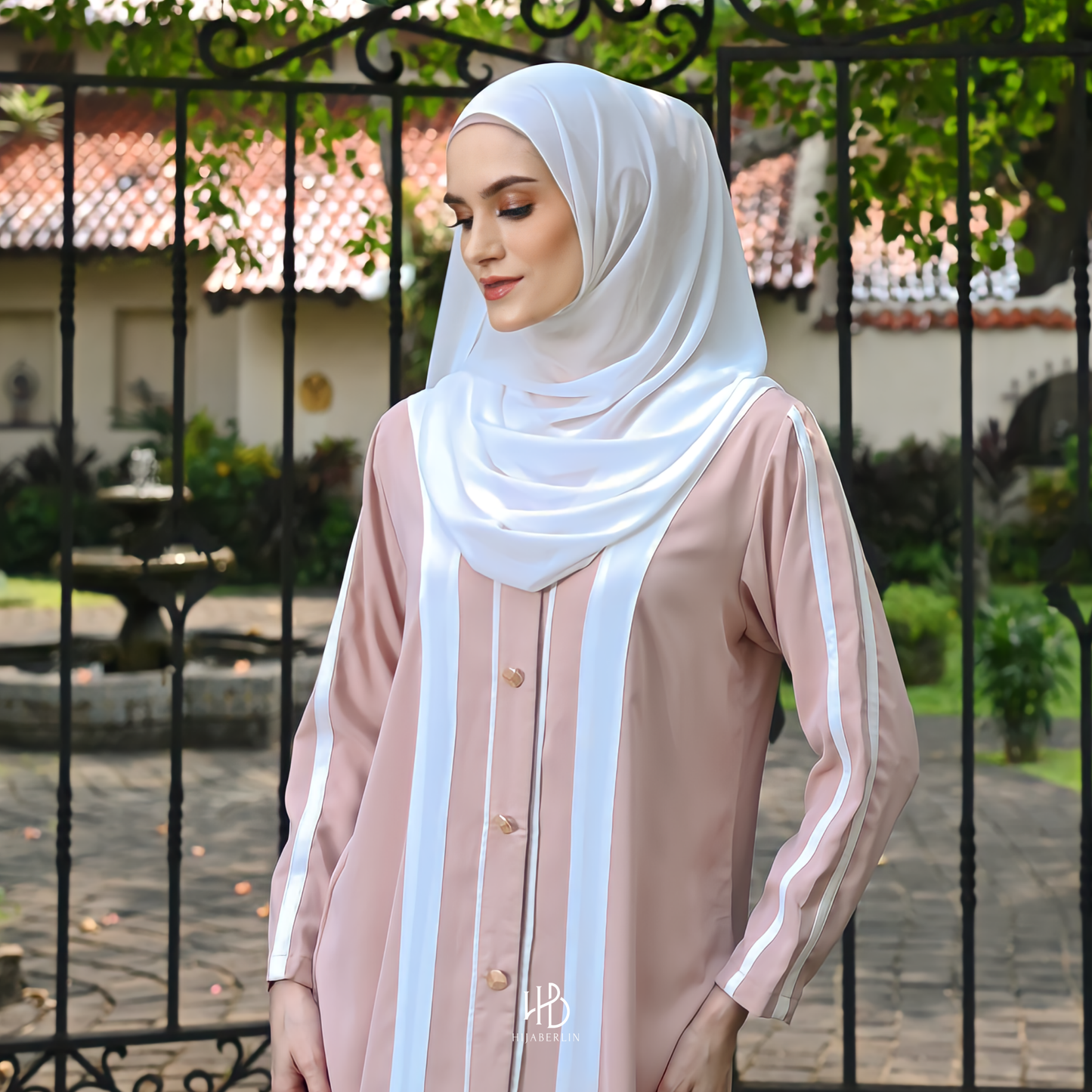 Fatimah Abaya Hijaberlin - Pastel