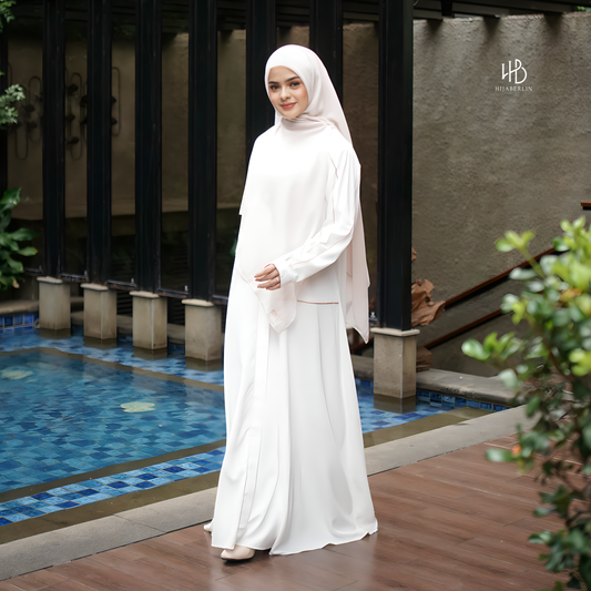 Hanifa Dress - White Cream