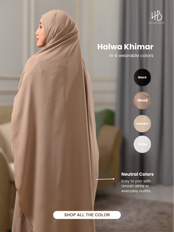 Halwa Khimar Wood - Hijaberlin