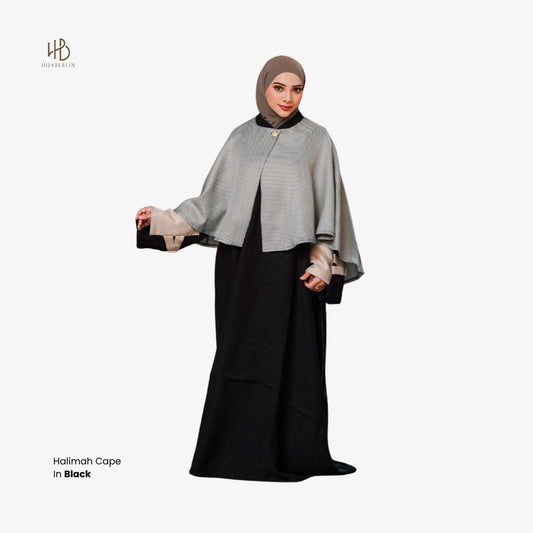 Halimah Cape - Black