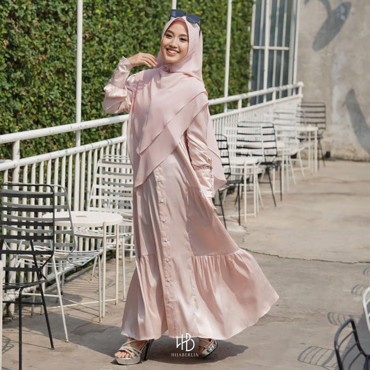 Lashira Dress Hijaberlin - Pink